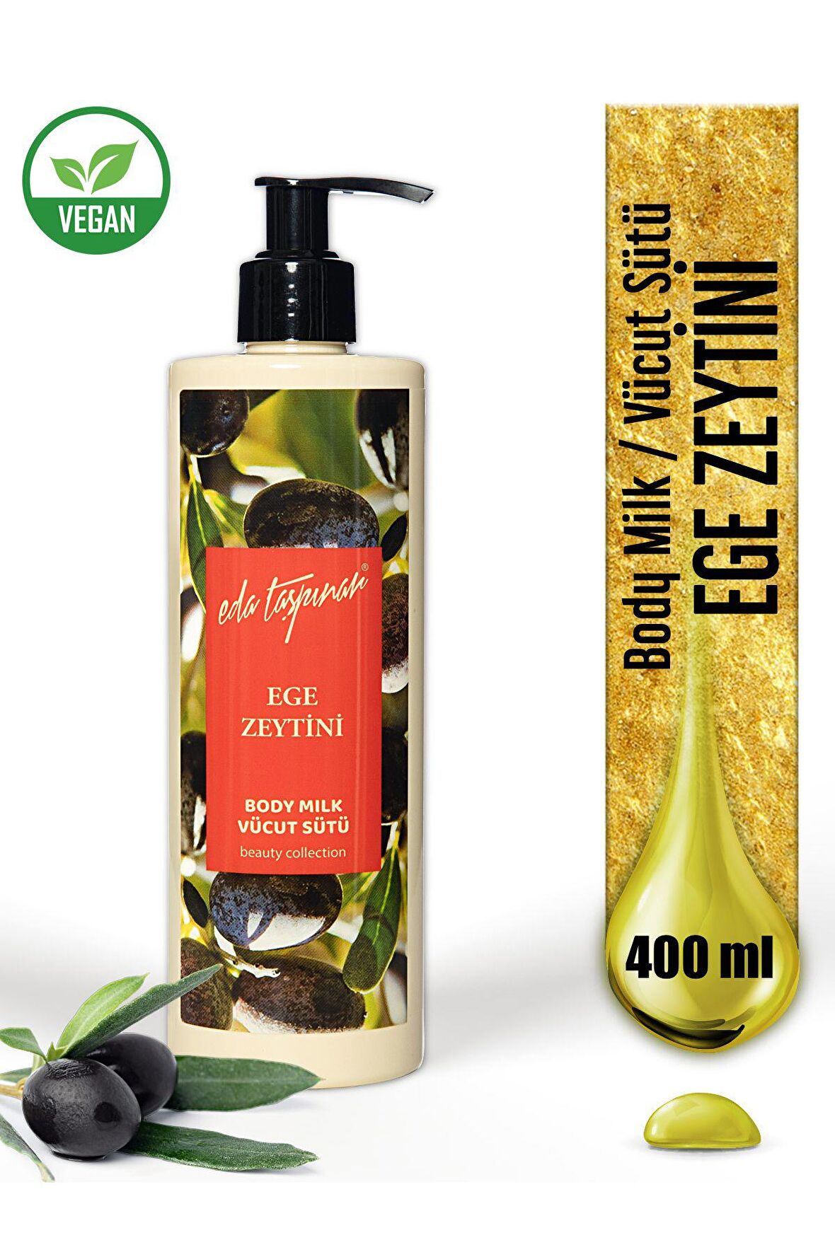 Eda Taşpınar Ege Zeytini Yoğun Nemlendirici Vücut Sütü - 400 ML (EGX87)