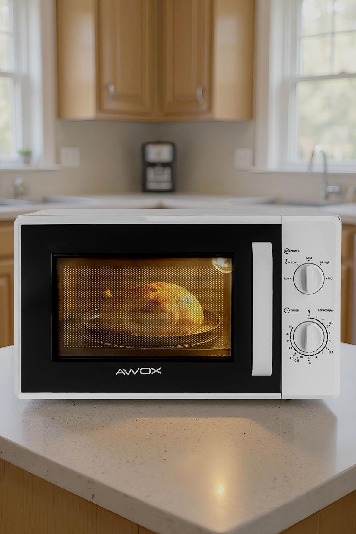 Awox AWX H20 20 lt Beyaz Mikrodalga Fırın