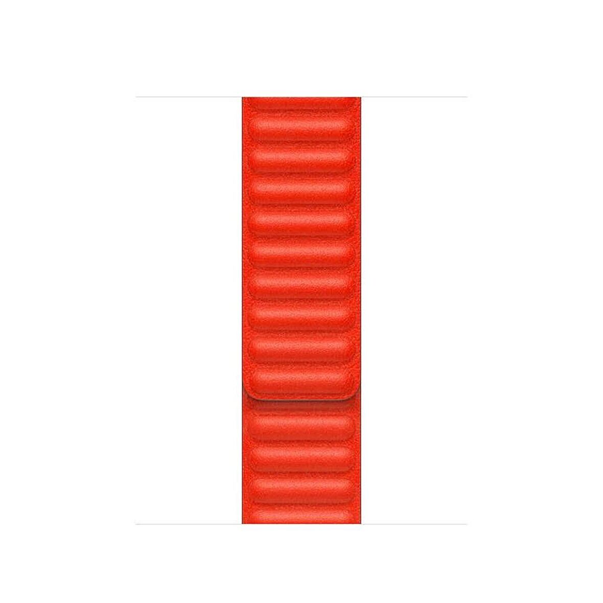 Smcase Apple Watch Series 4 5 40mm Uyumlu Kordon Mıknatıslı Deri Tasarım Ayarlanabilir KRD 34