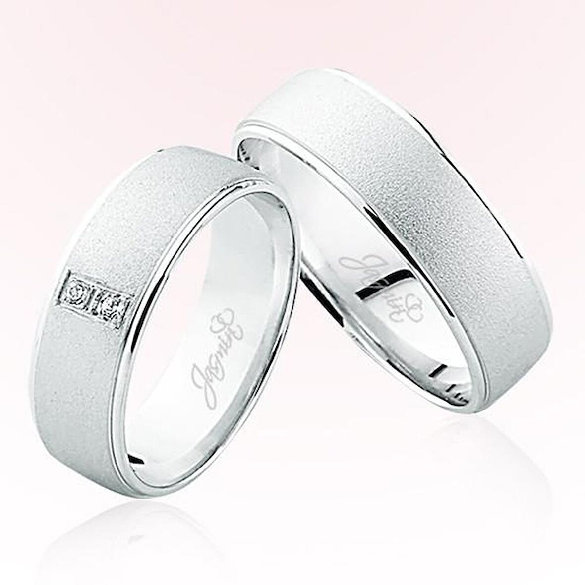 Beyaz Altın Alyans 5501