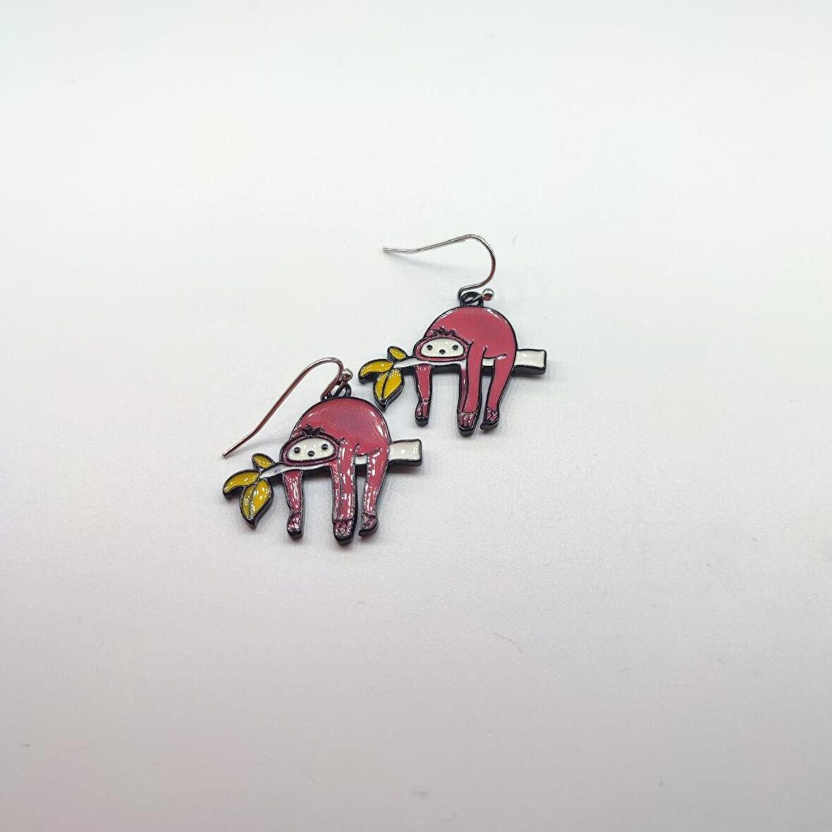 TEDZ COLLECTİON Tembel Hayvan Pin Küpe