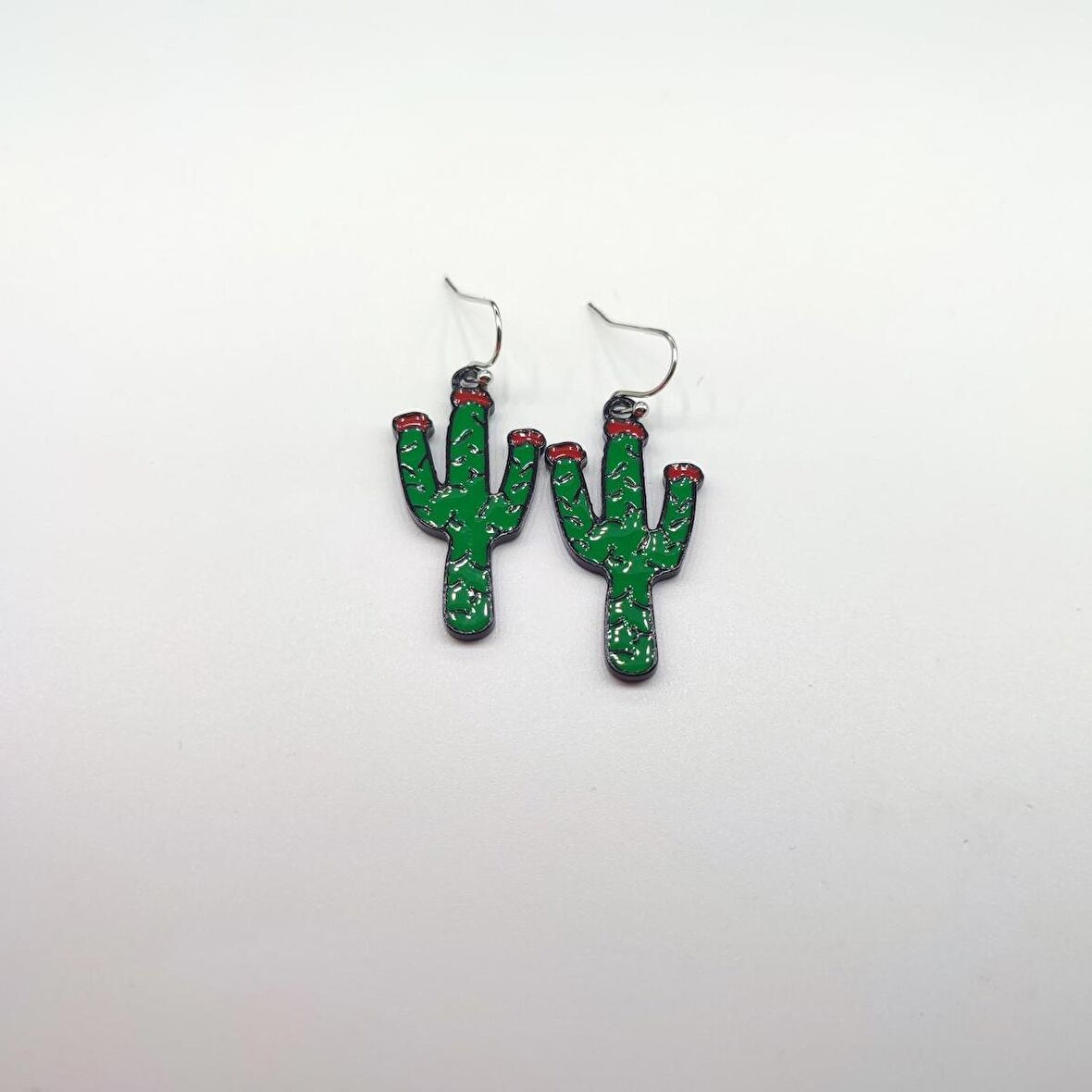TEDZ COLLECTİON Dikenli Kaktüs Pin Küpe