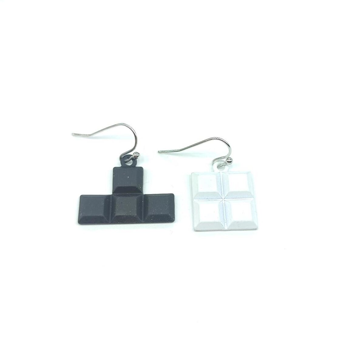 TEDZ COLLECTİON Tetris Pin Küpe