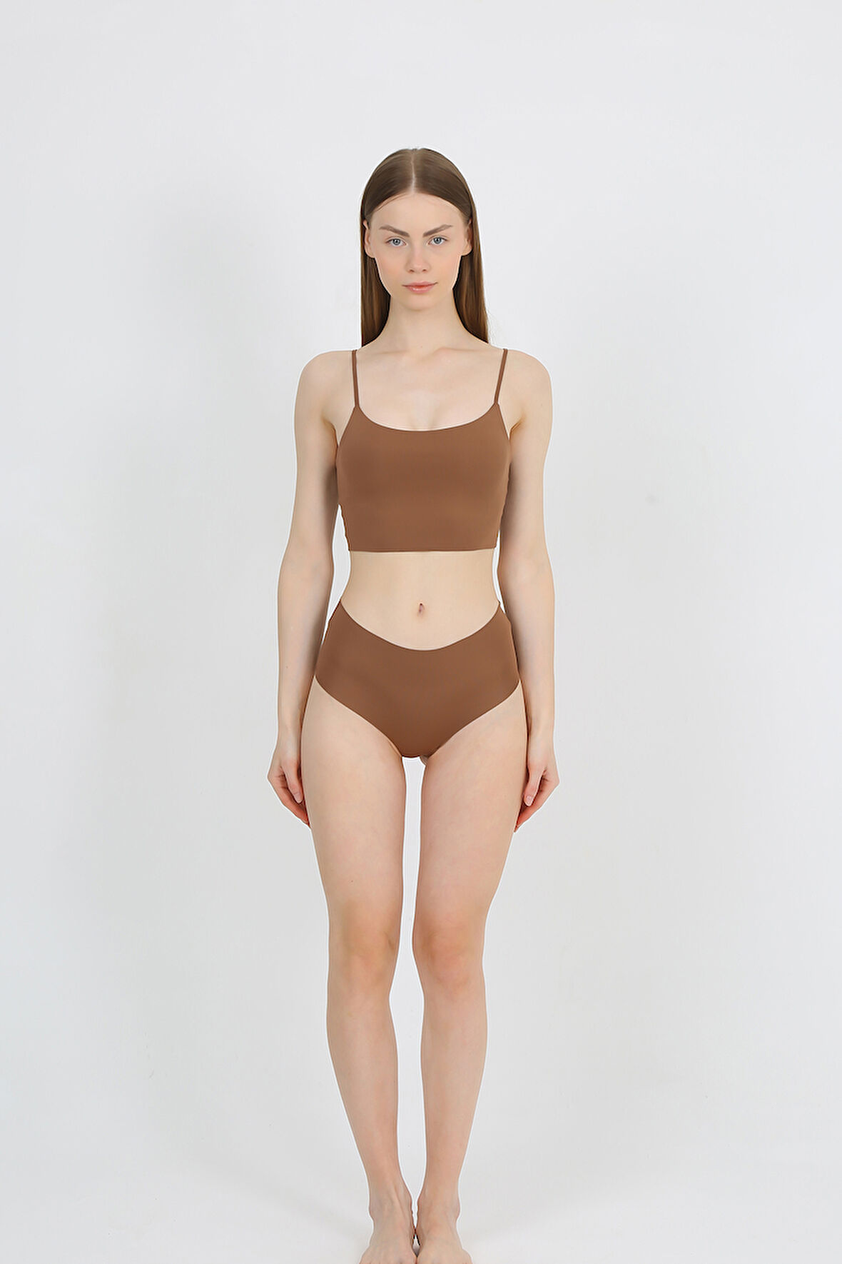 Yüksek Bel Basic Lazer Kesim Bikini Külot 3'lü Paket