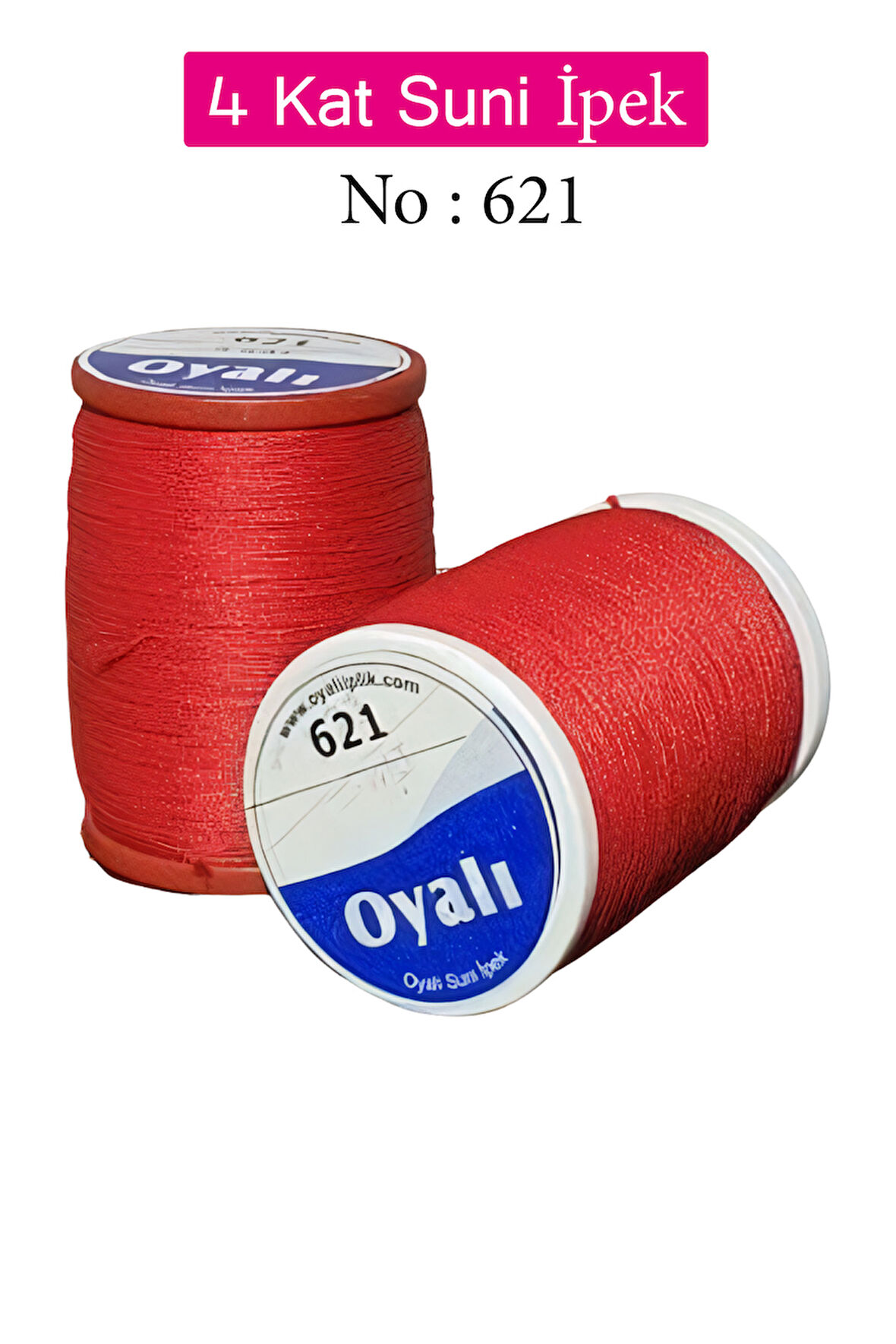 Oyalı 4 Kat Suni İpek İplik İğne Oyası Boncuk İpi Tığ Oyası No:621