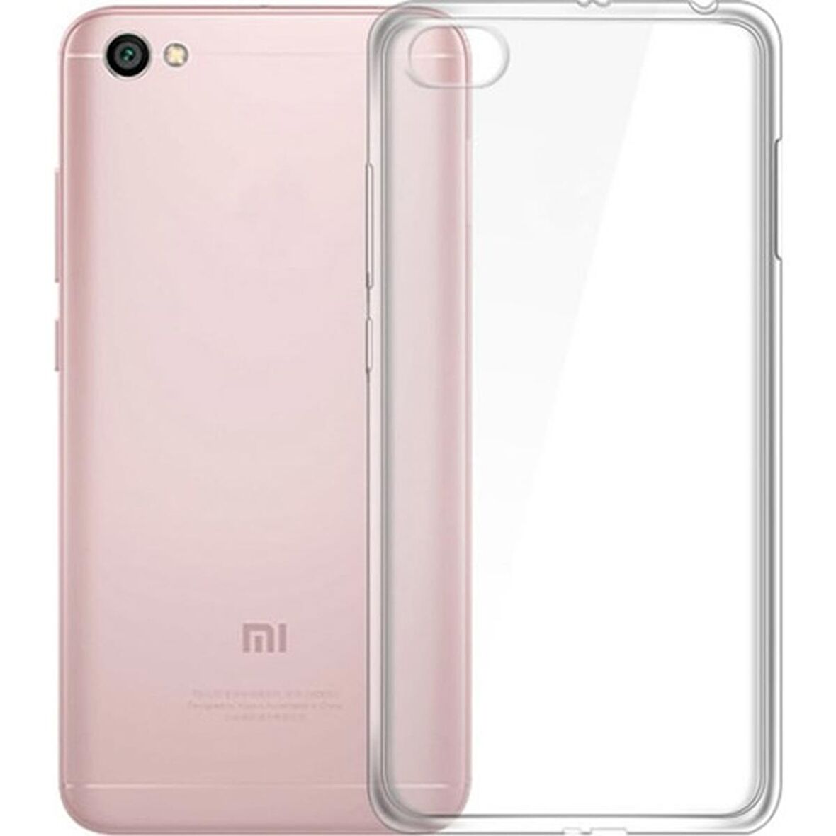Gpack Xiaomi RedMi Note 5A Kılıf 02 mm Silikon Esnek Kılıf