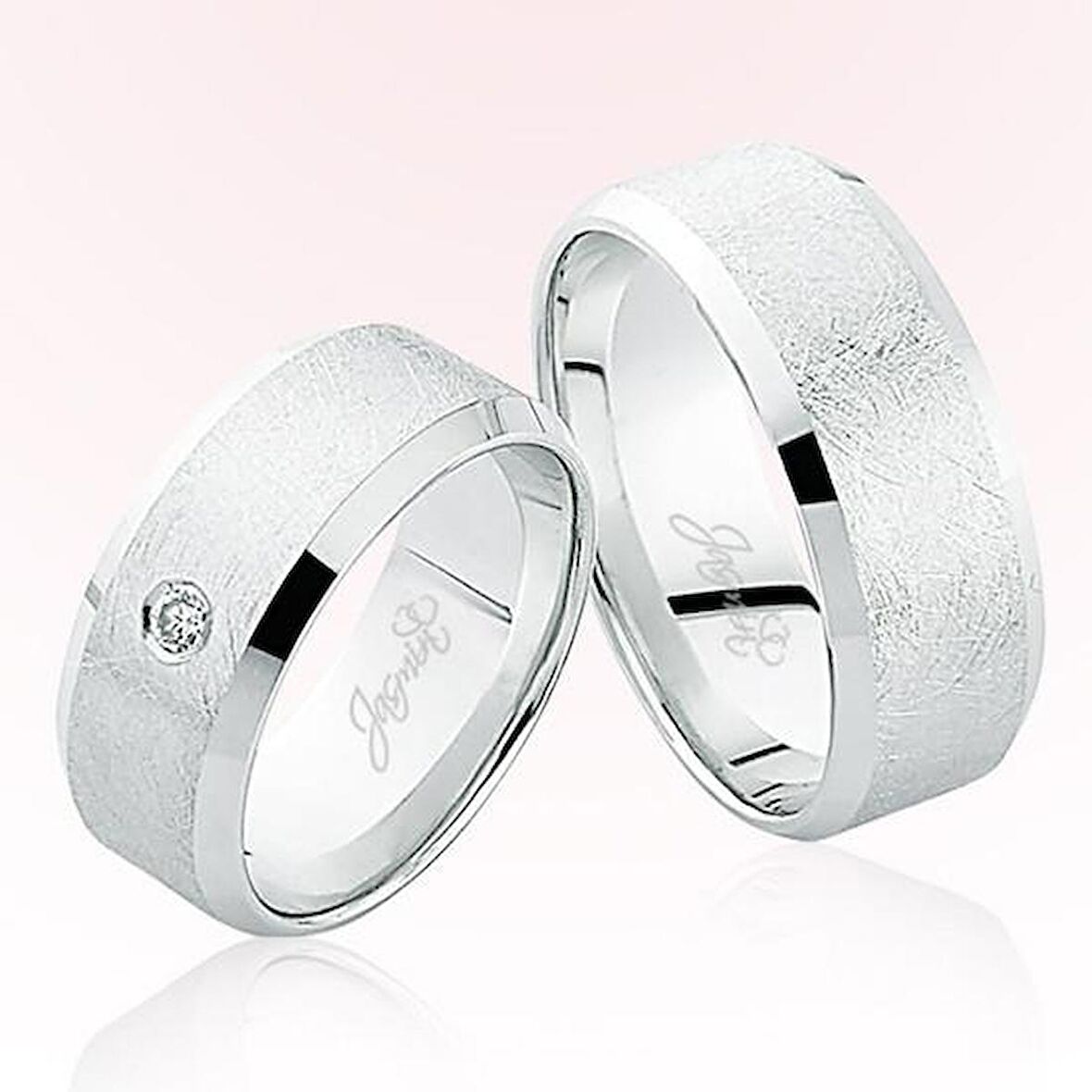 Beyaz Altın Alyans 5505