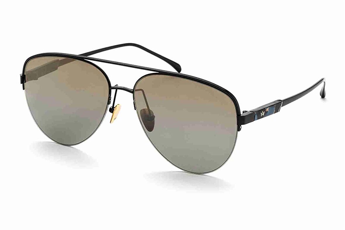 A M EYEWEAR DANNI 60-BL-BLZG 60 Ekartman Unisex Güneş Gözlüğü