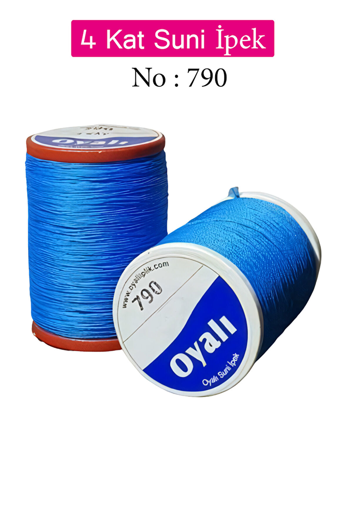 Oyalı 4 Kat Suni İpek İplik İğne Oyası Boncuk İpi Tığ Oyası No:790