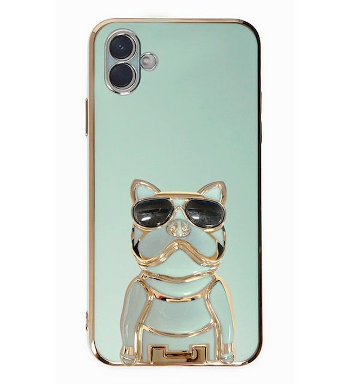 Smcase Samsung Galaxy A04E Kılıf Standlı Kamera Korumalı Bulldog Silikon