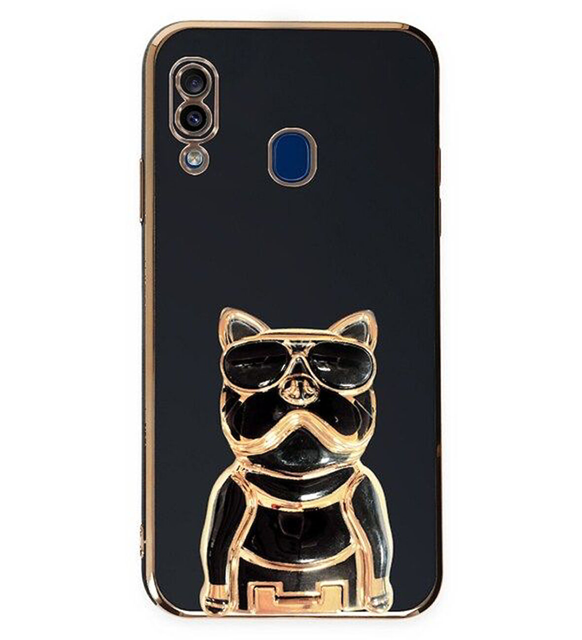 Smcase Samsung Galaxy A30 Kılıf Standlı Kamera Korumalı Bulldog Silikon