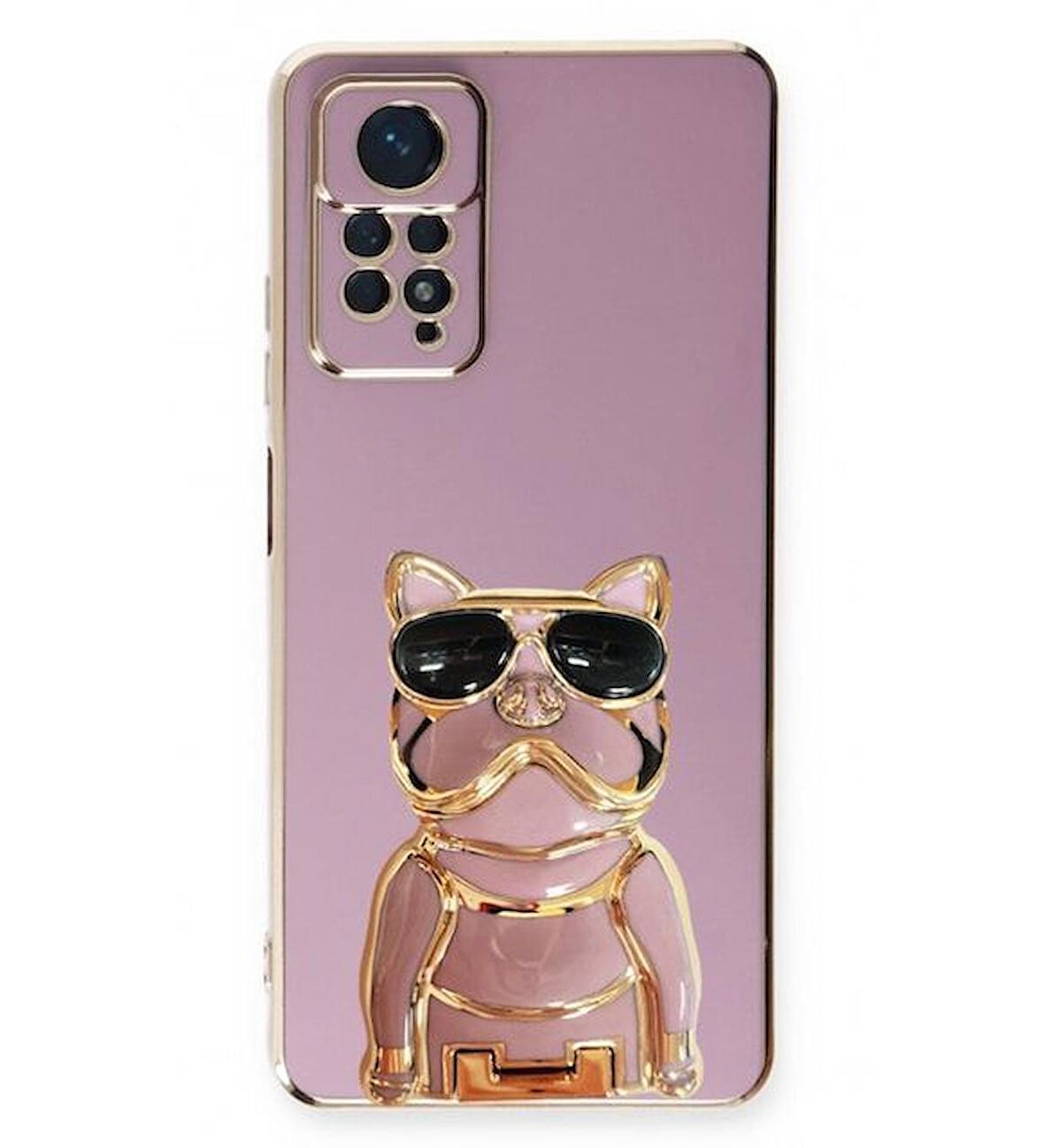 Smcase Xiaomi Redmi Note 11 Pro Kılıf Standlı Kamera Korumalı Bulldog Silikon