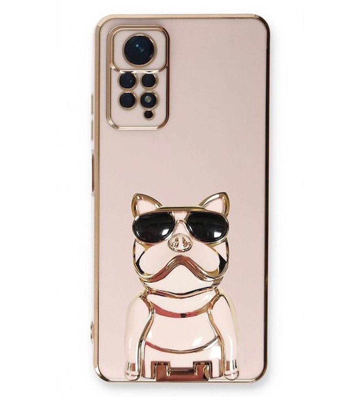 Smcase Xiaomi Redmi Note 11 Pro Kılıf Standlı Kamera Korumalı Bulldog Silikon