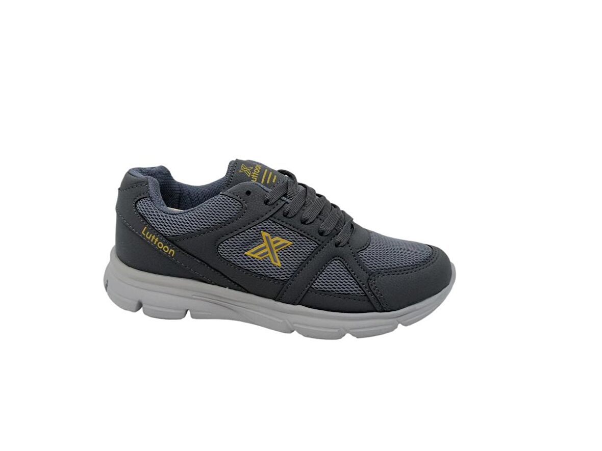 Lutton 2510 Unisex Füme Bağcıklı File Koşu Ve Günlük Kullanım Spor Ayakkabı