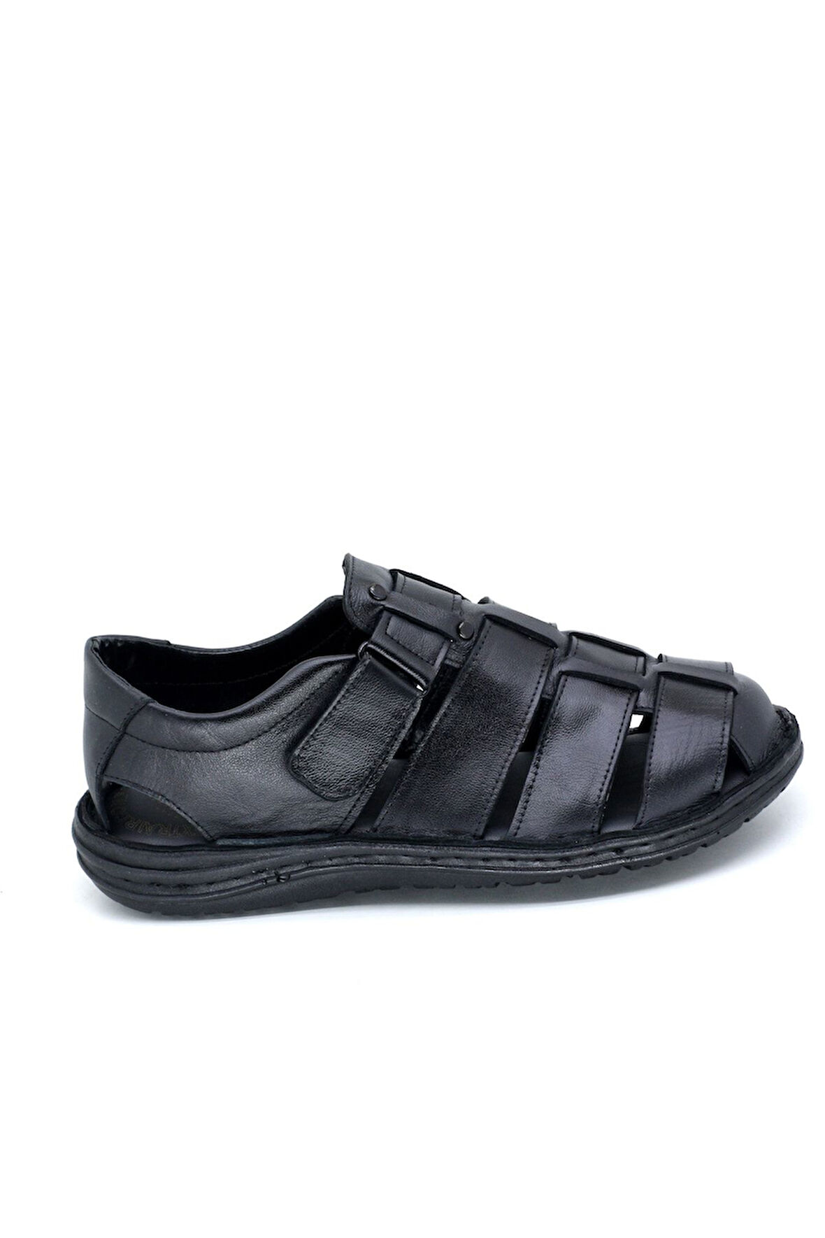 476424 Doğal Deri Anatomic Rahat Kapalı Sandalet