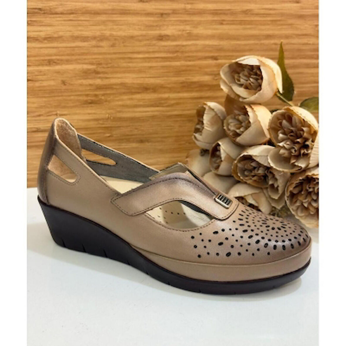 Trendyahose 322 Doğal Deri Doktor Tavsiyeli Anatomic Ayakkabı