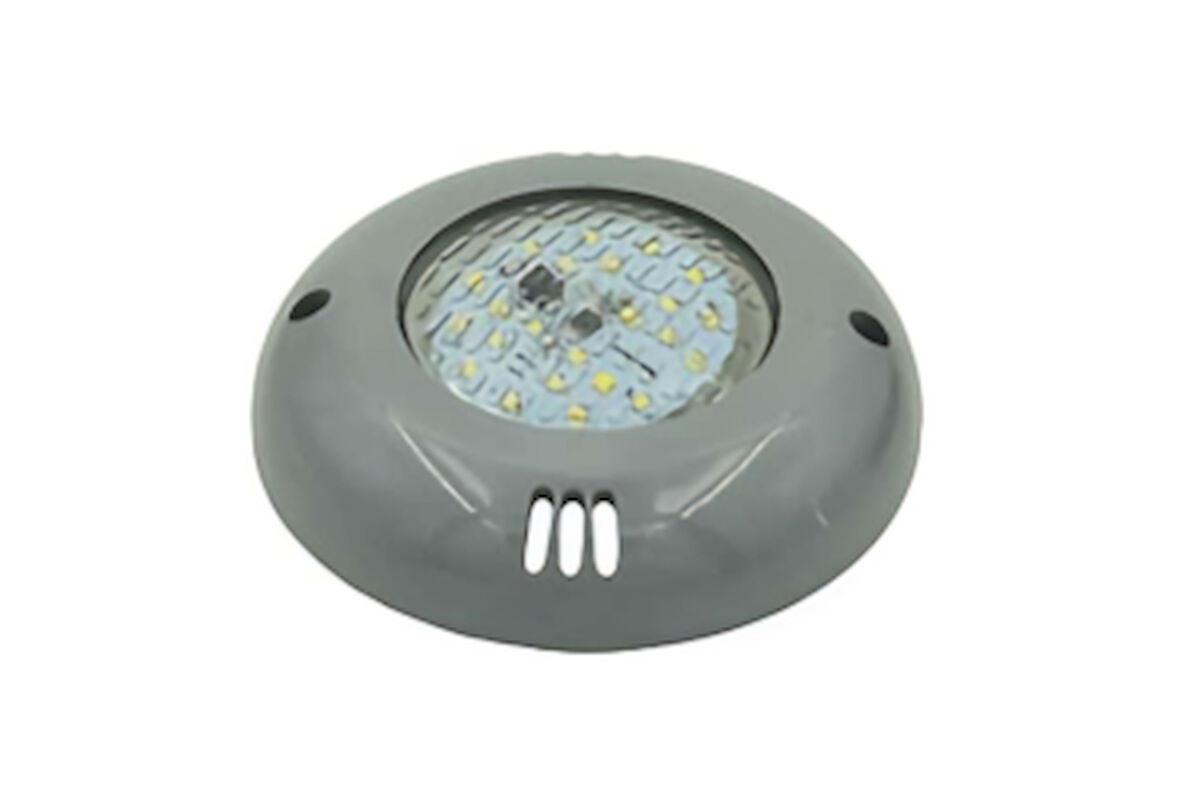 Cometepool Antrasit Çerçeve Mini 13cm Mavi Işık SMD Led Havuz Sıva Üstü Aydınlatma Lambası 6W-ToptancıyızBiz