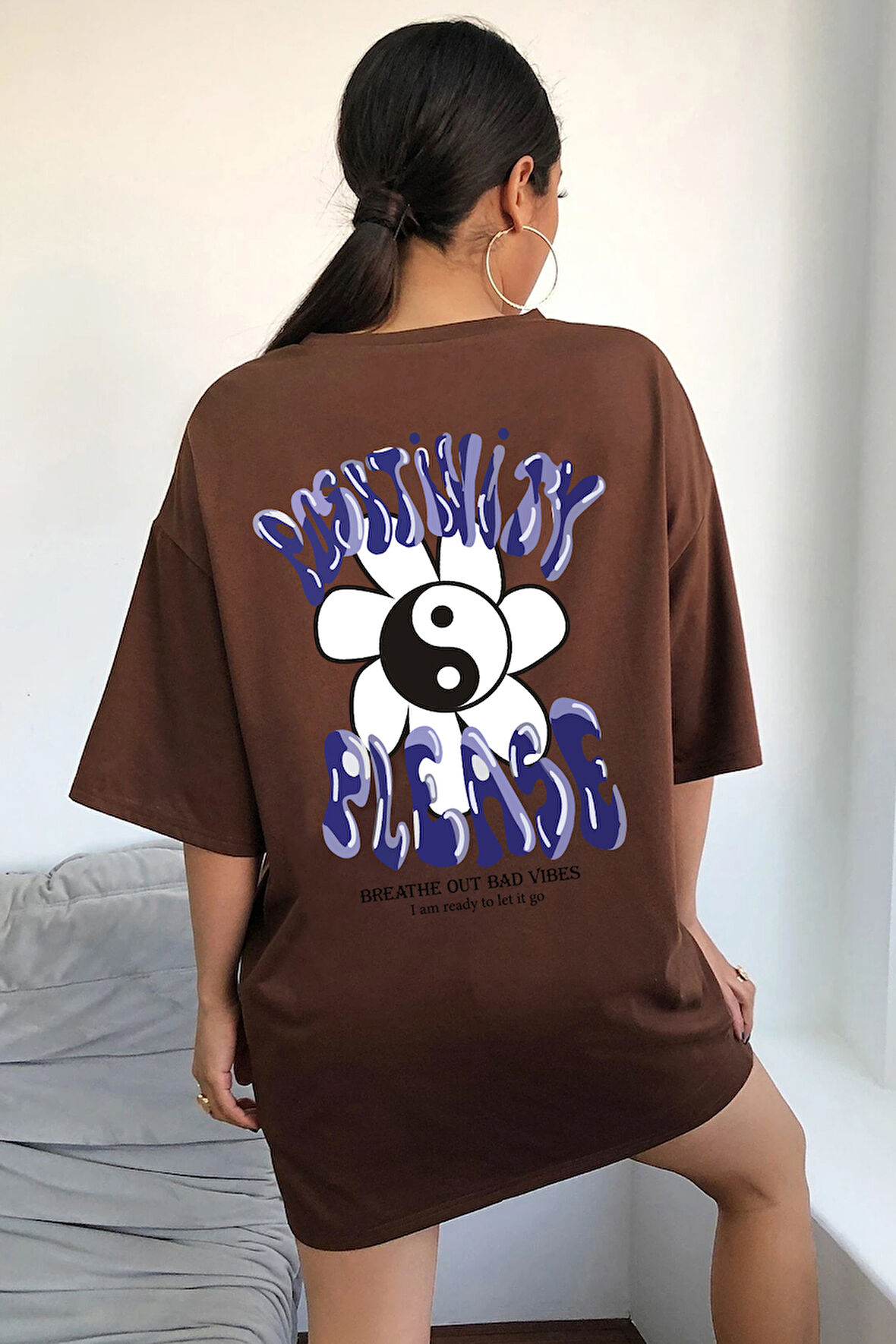 Uyguntarz Unisex Positivity Tasarım Tshirt