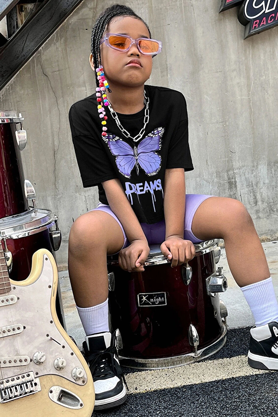 Uyguntarz Çocuk Dream Butterfly Pamuklu Tshirt