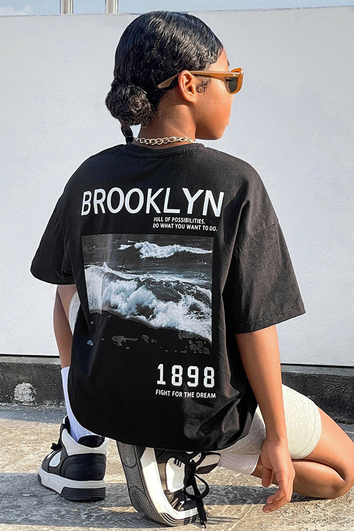 Çocuk 1898 Brooklyn Pamuklu Tshirt