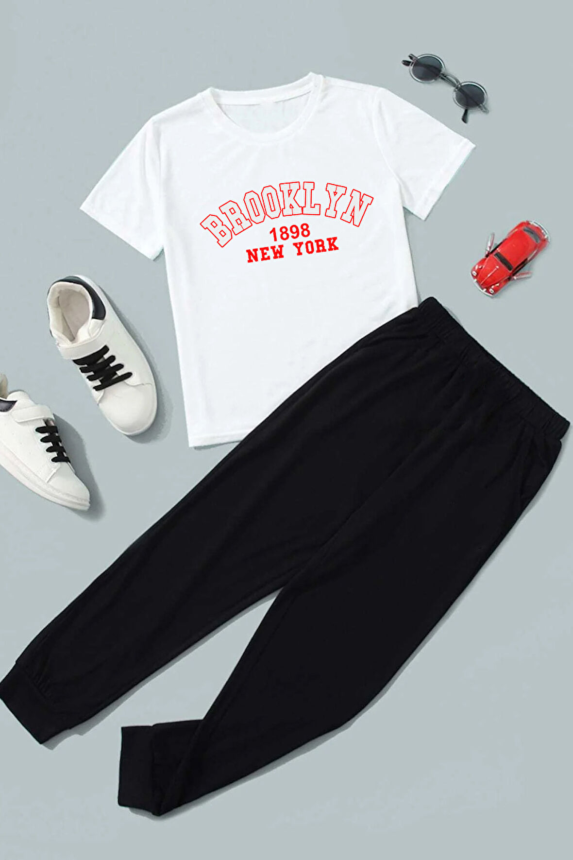 Uyguntarz Çocuk Brooklyn Alt - Üst Eşofman Takımı