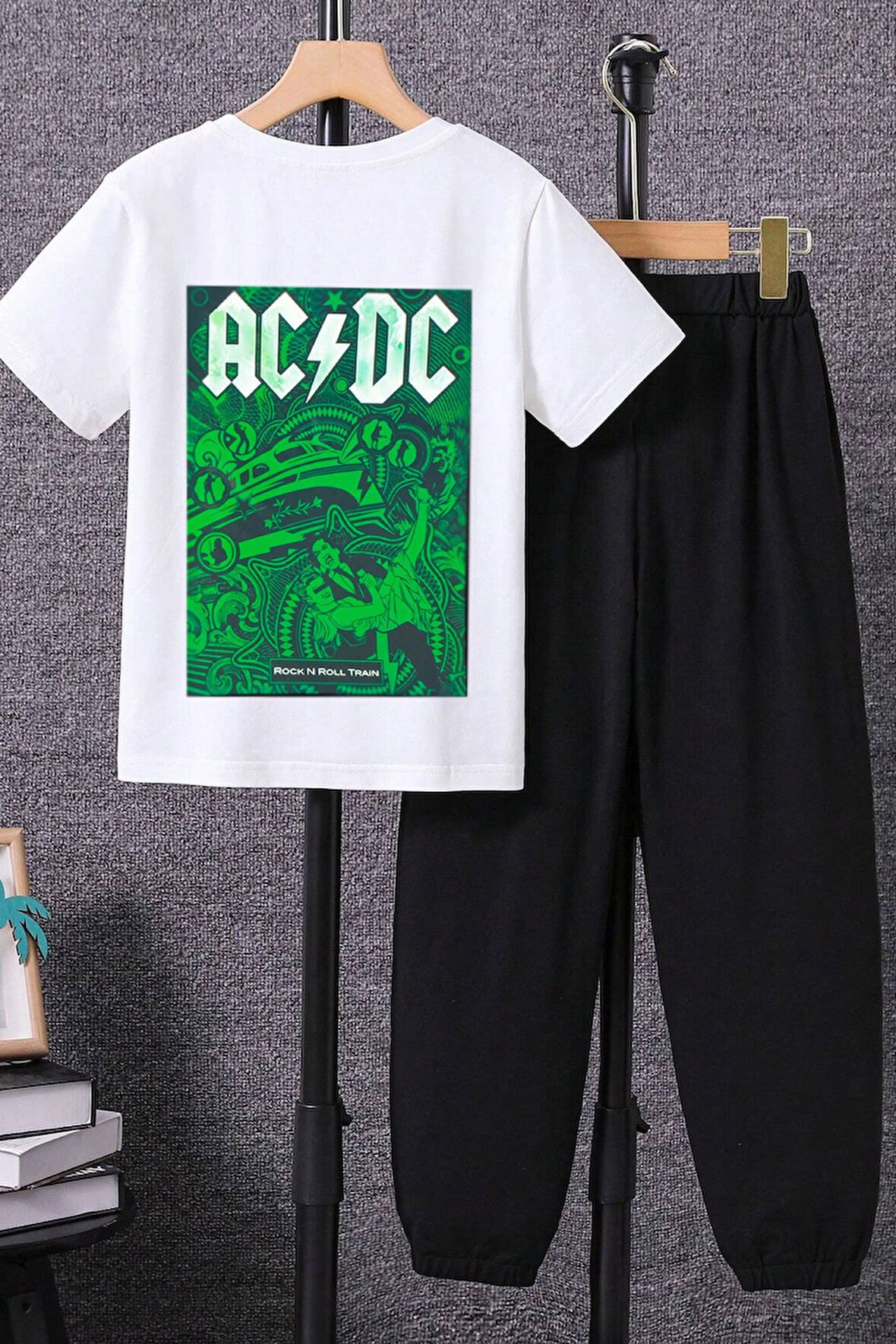 Uyguntarz Çocuk Acdc Alt - Üst Eşofman Takımı