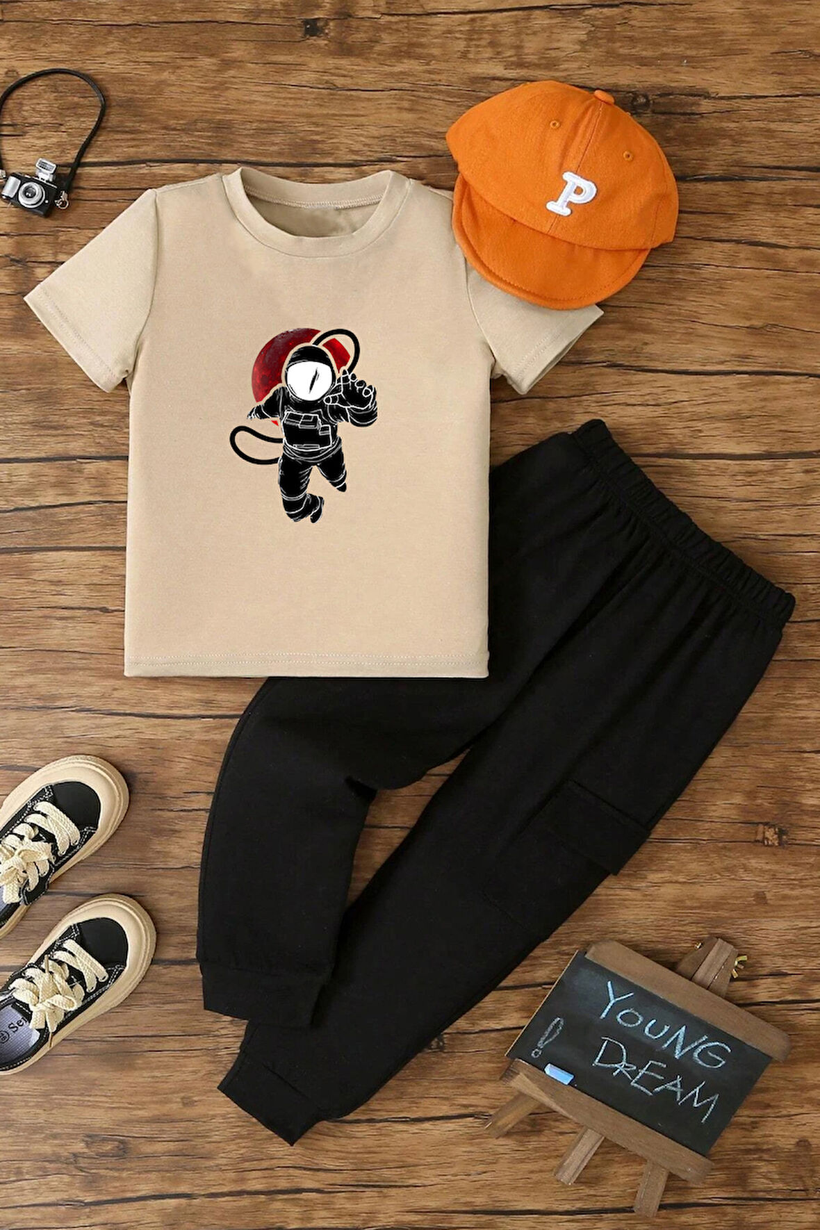 Uyguntarz Çocuk Nasa Alt - Üst Eşofman Takımı