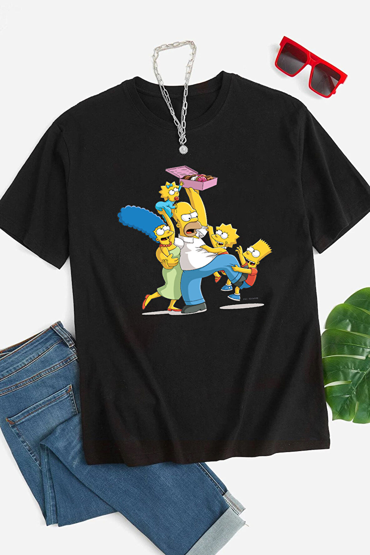 Uyguntarz Unisex Çılgın Aile Tasarım Tshirt