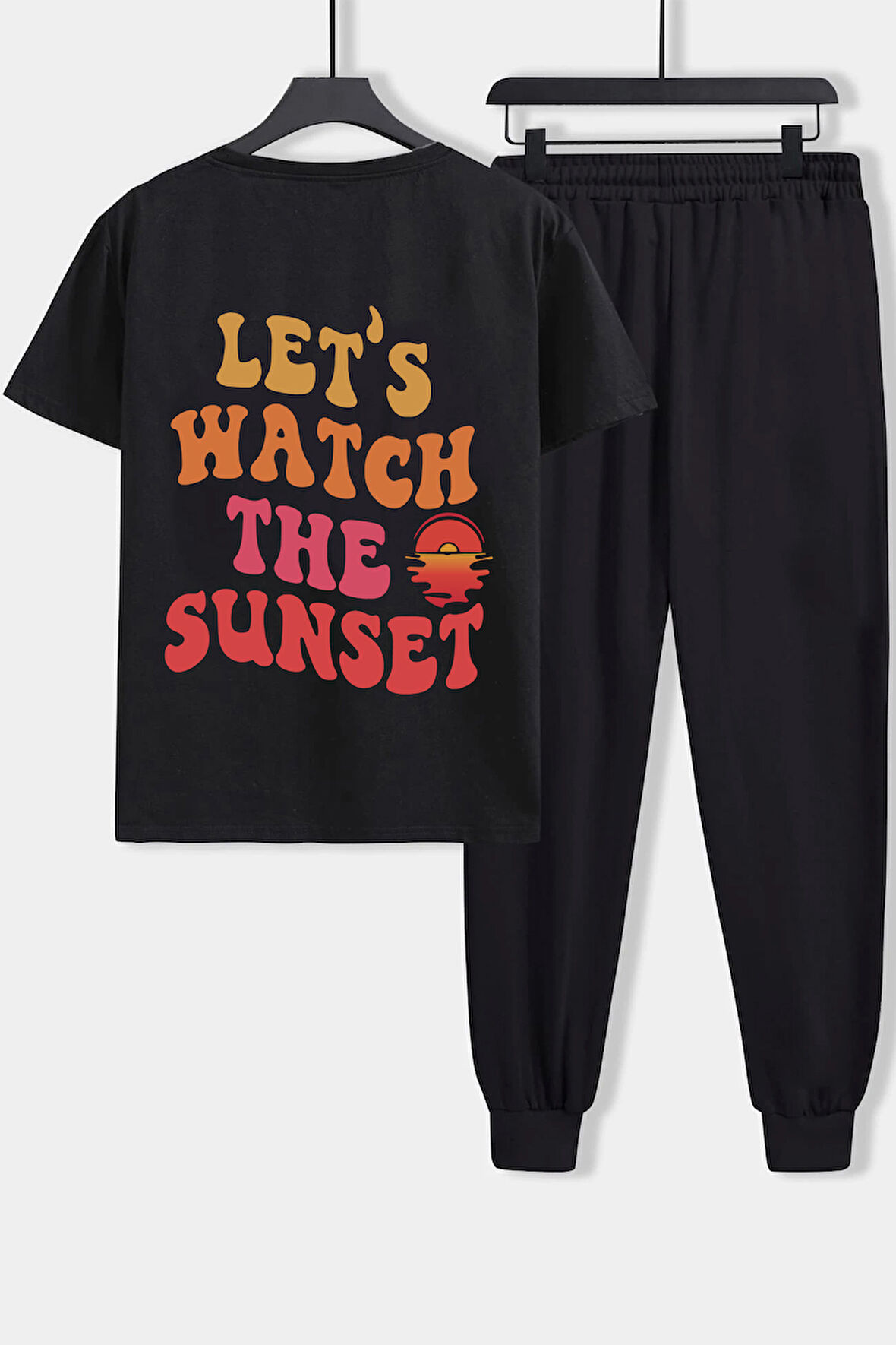Uyguntarz Unisex Lets Watch The Sunset  2'li Eşofman Takımı