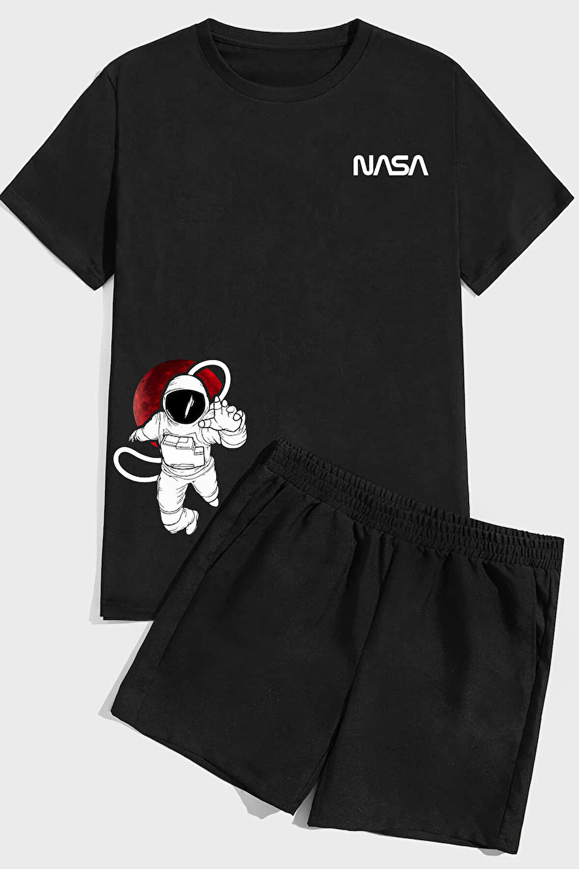 Uyguntarz Nasa Baskı Şort Takım