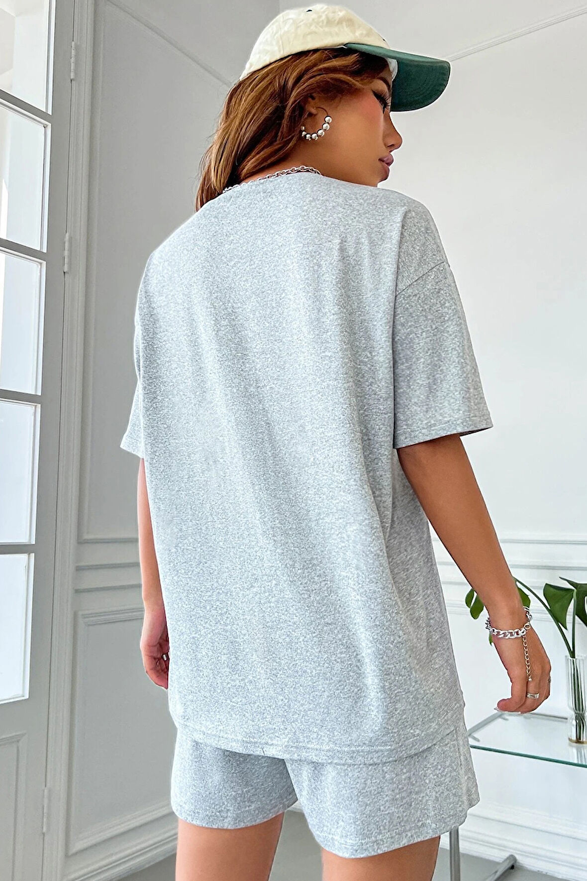 Uyguntarz Unisex Pamuklu Penye Şort Takım