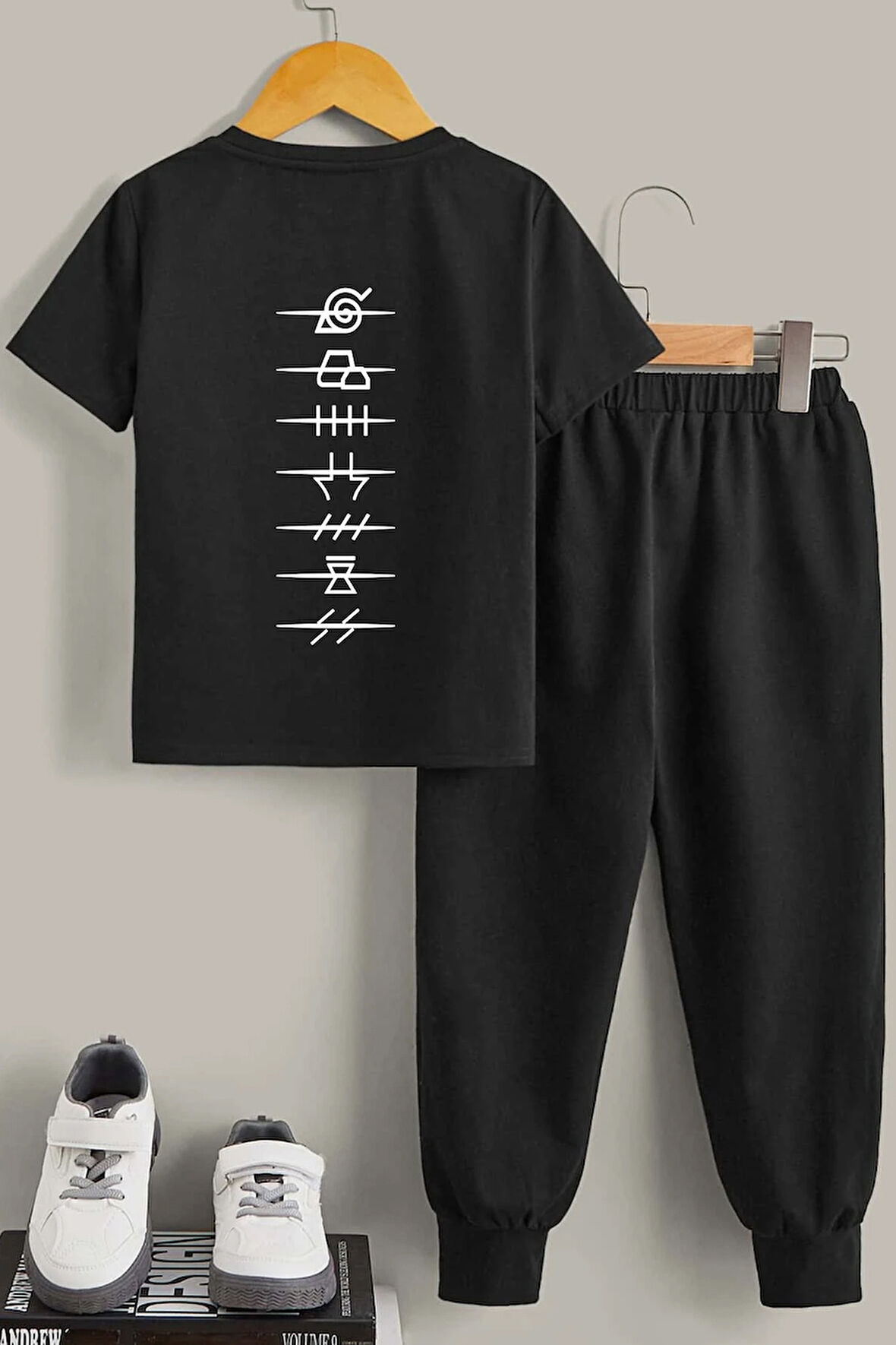 Uyguntarz Çocuk Ninja Akatsuki Alt - Üst Eşofman Takımı