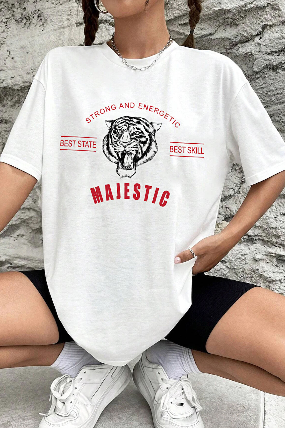 Uyguntarz Unisex Majestic Baskılı T-shirt