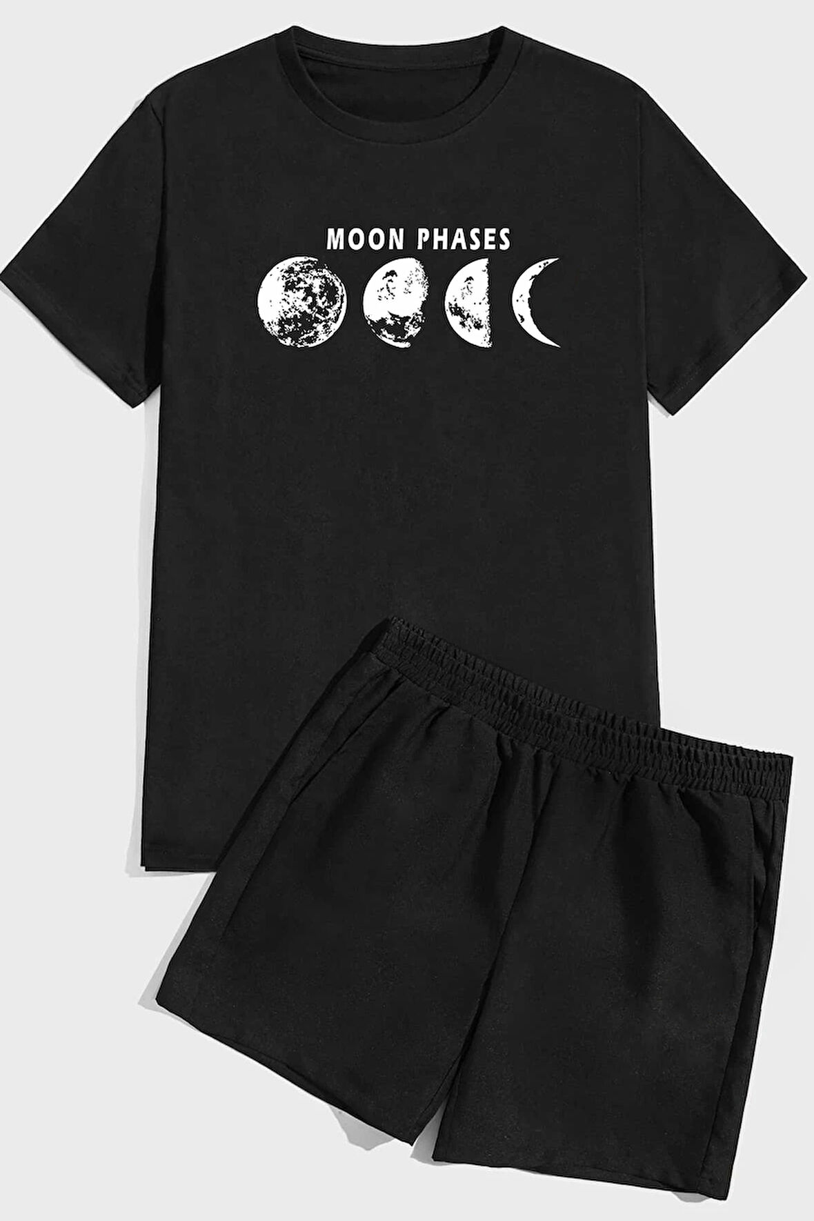 Uyguntarz Moon Phases Baskı Şort Takım