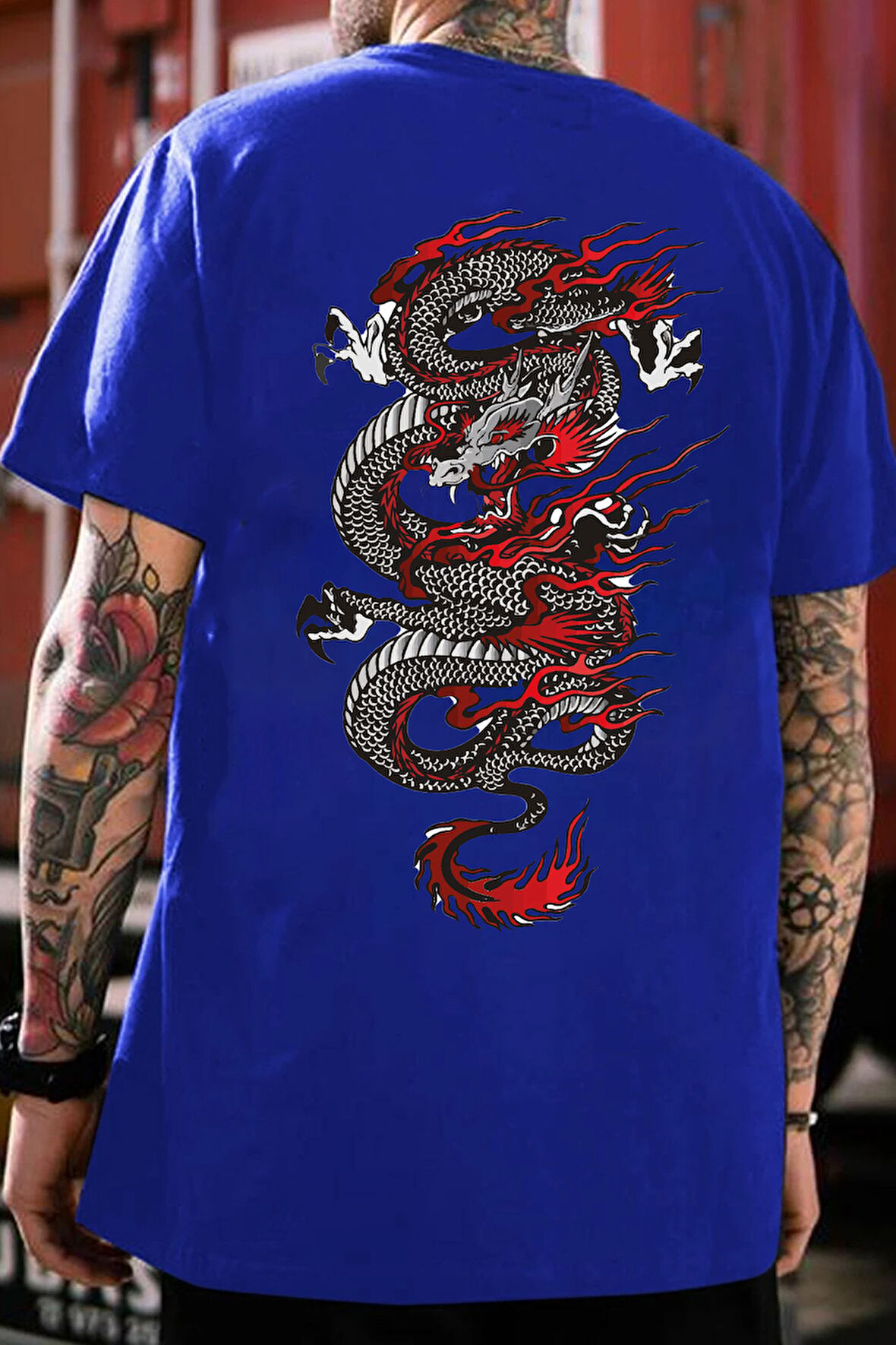 Uyguntarz Unisex Chinesebox Baskılı T-shirt