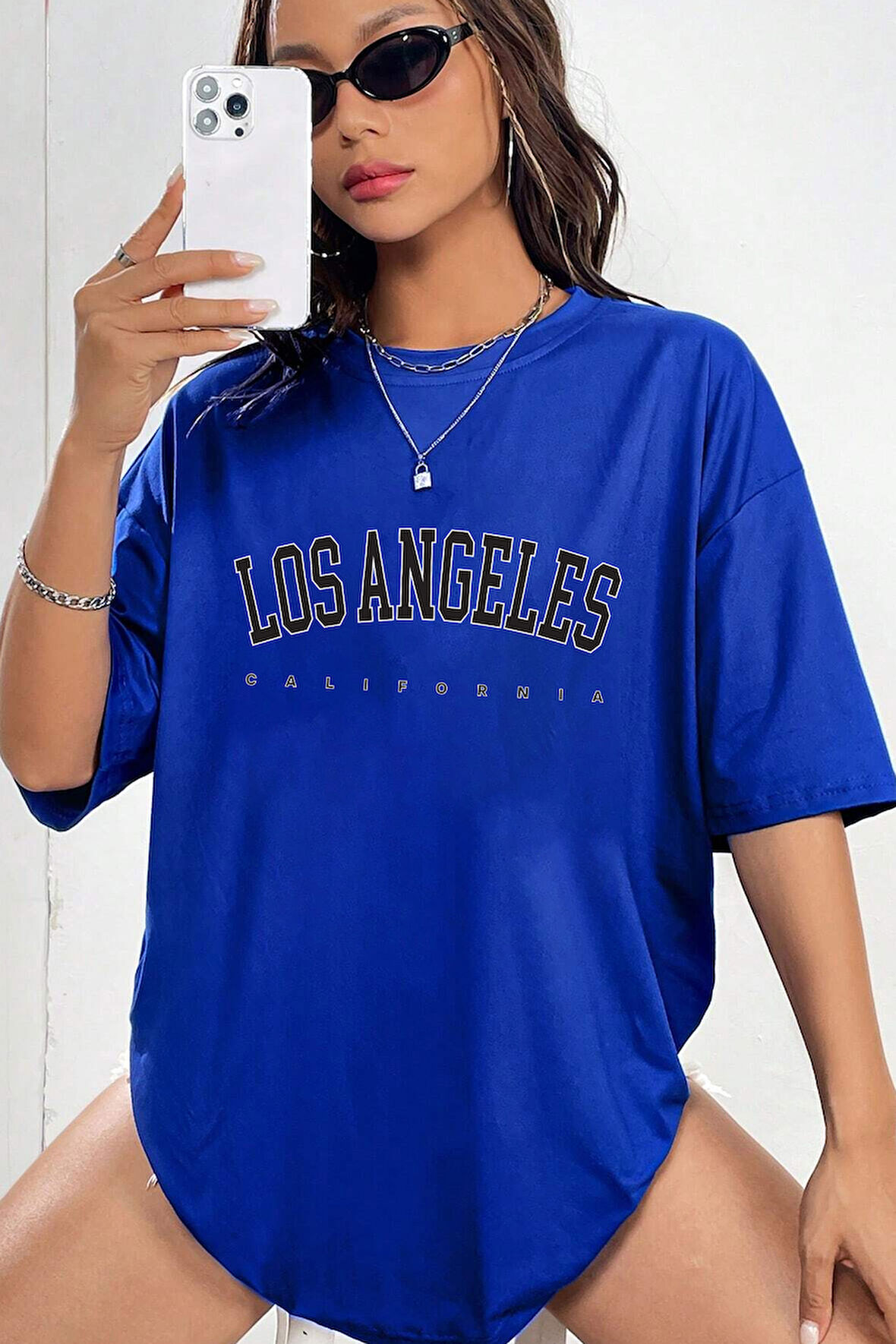 Uyguntarz Unisex Los Angles Tasarım Tshirt