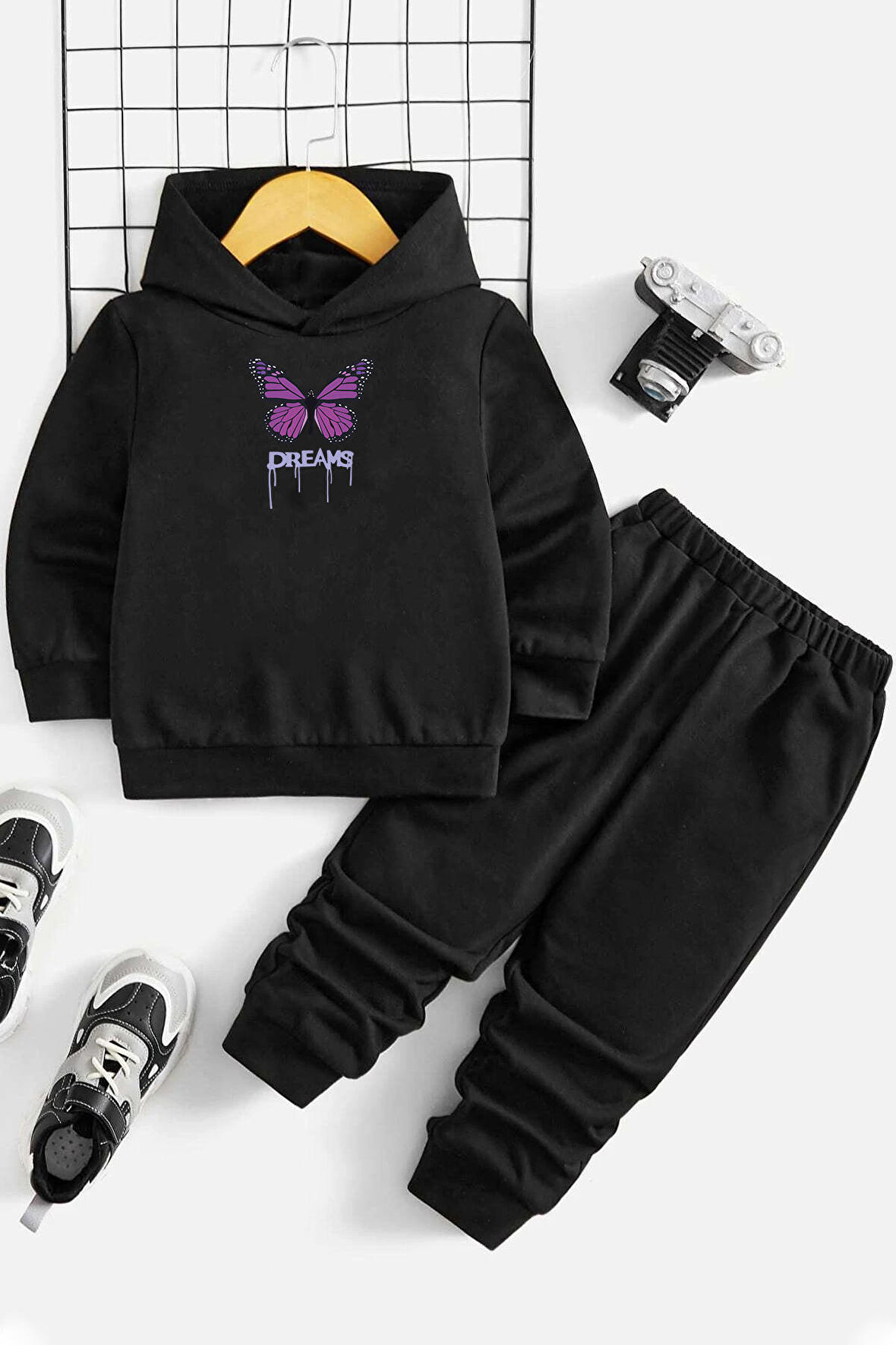 Uyguntarz Çocuk Dream Butterfly Baskılı Eşofman Takımı