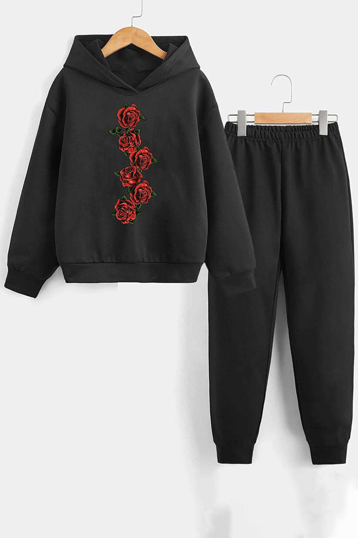 Uyguntarz Çocuk Rose Baskılı Eşofman Takımı