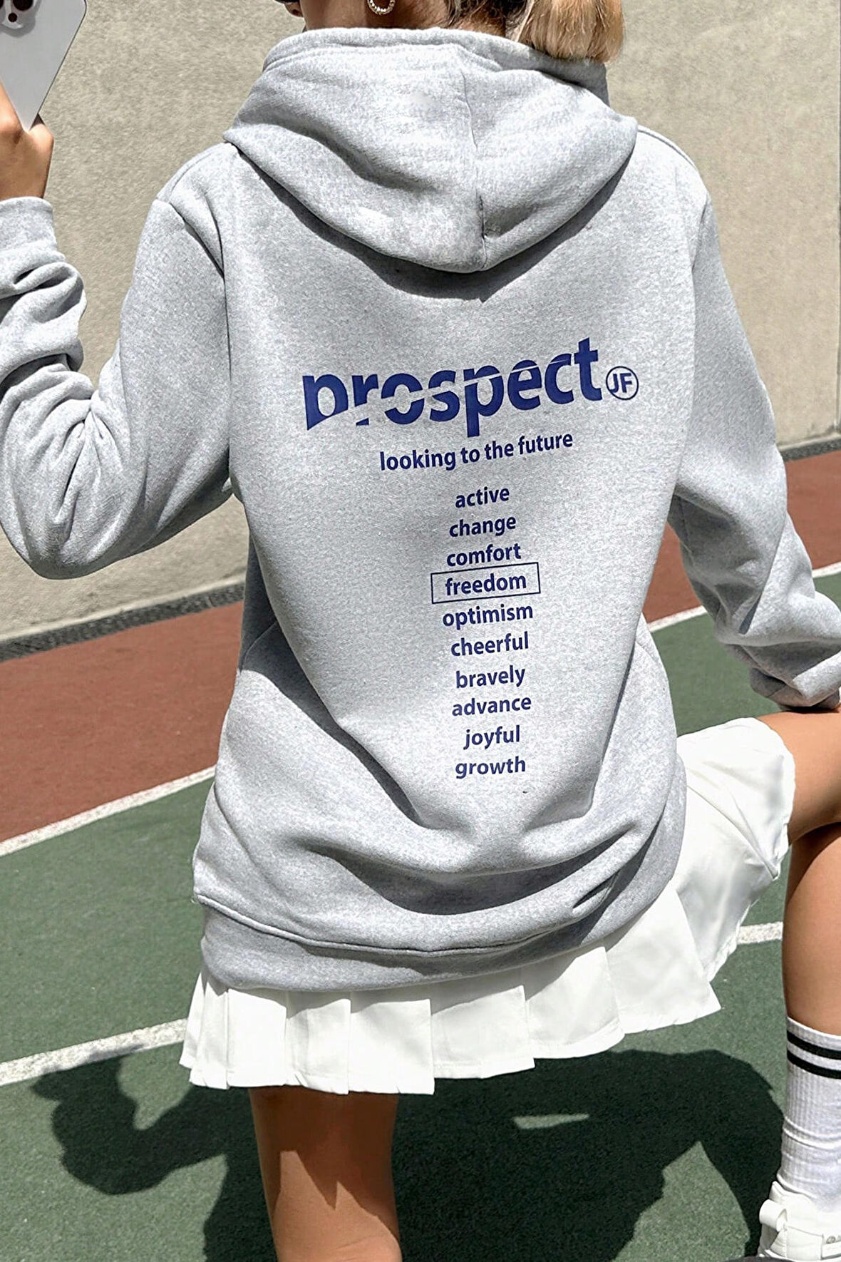 Uyguntarz Unisex Prospect Baskılı Sweatshirt