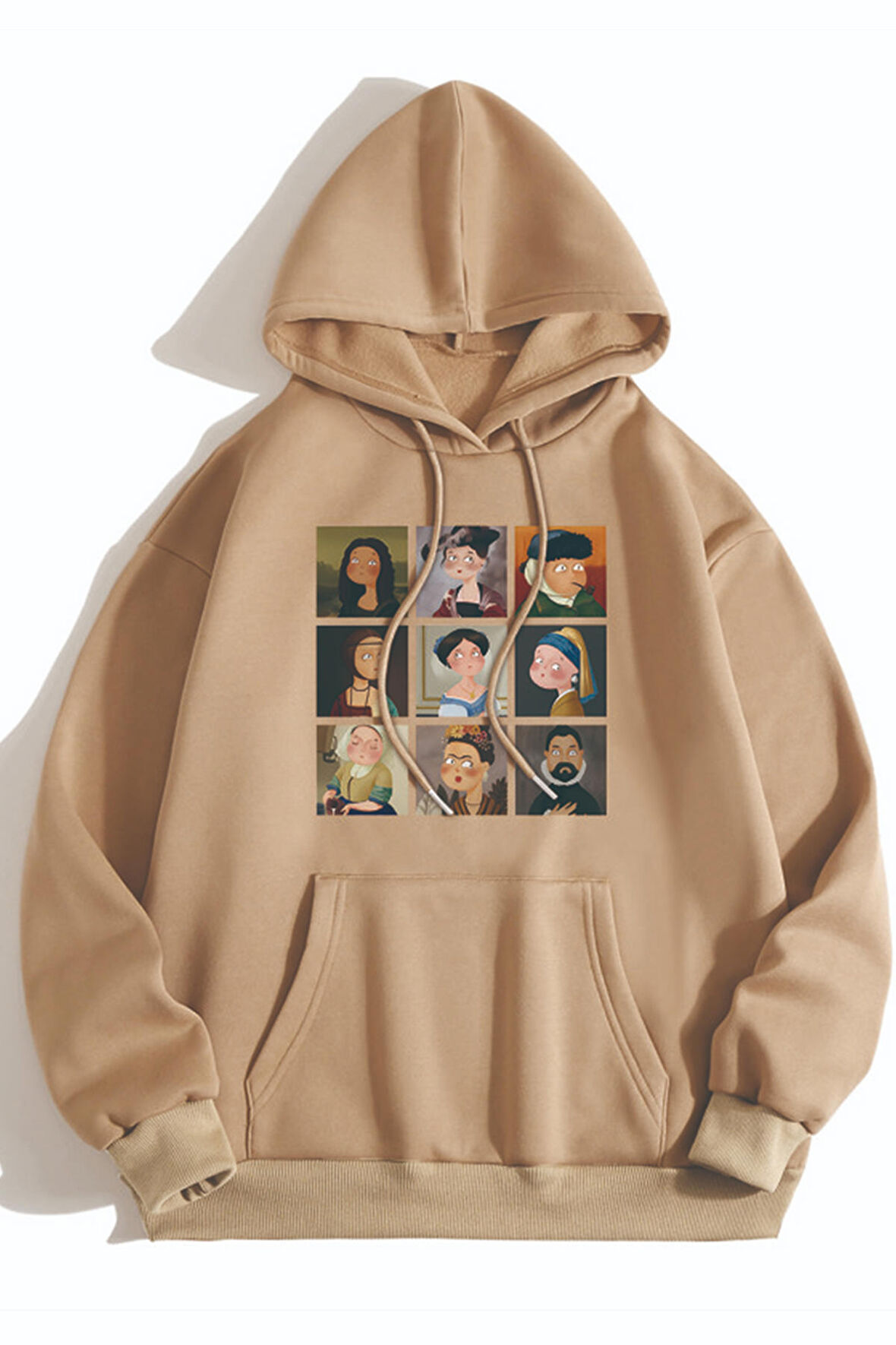 Uyguntarz Unisex Van Gogh Baskılı Oversize Sweatshirt