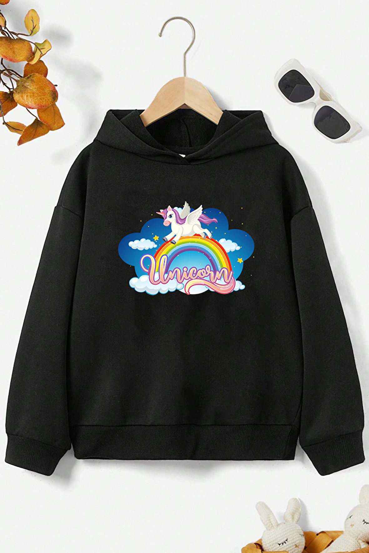 Uyguntarz Çocuk Kafadar Ayılar Baskılı Sweatshirt