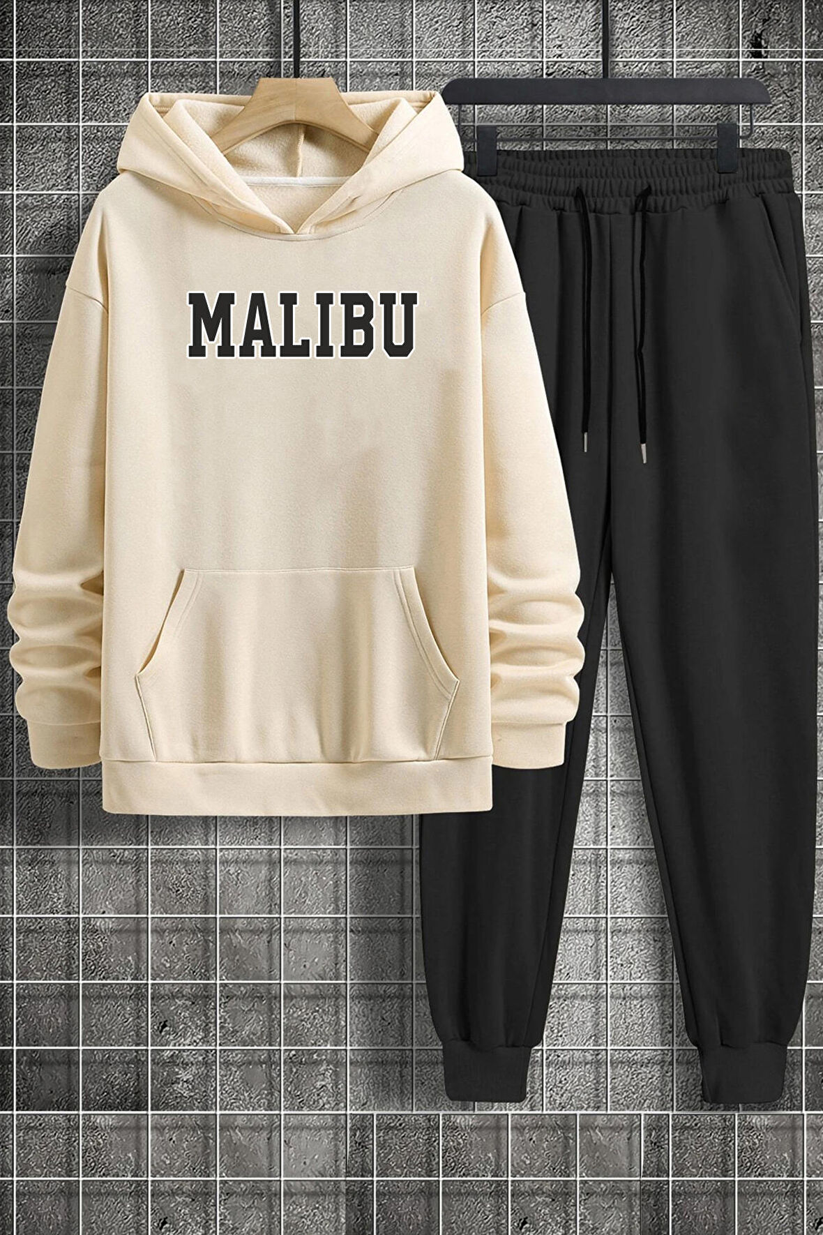 Unisex Malibu Baskılı Eşofman Takımı