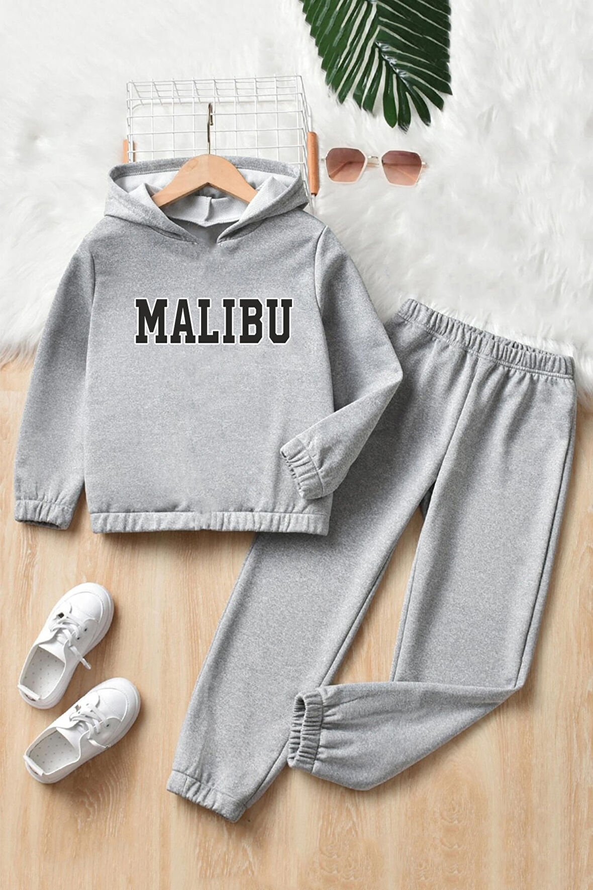 Uyguntarz Çocuk Malibu Baskılı Eşofman Takımı
