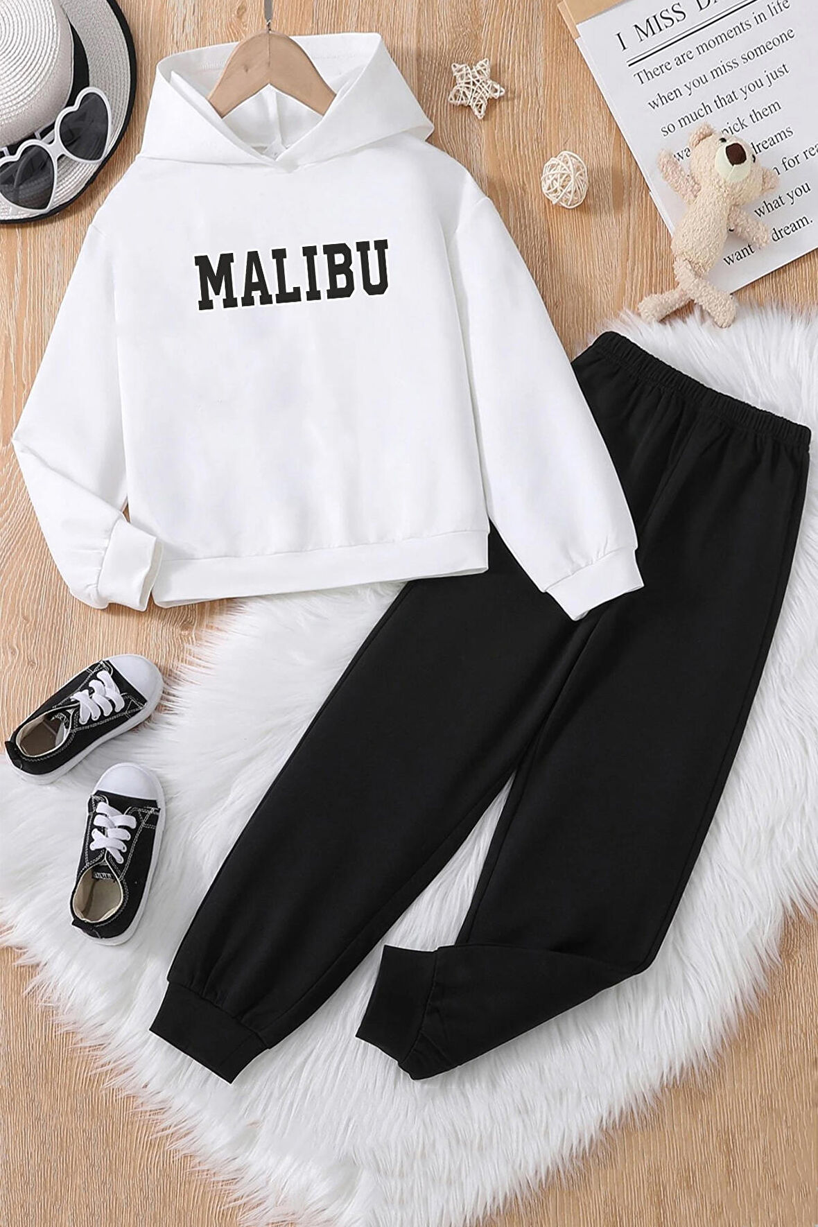 Uyguntarz Çocuk Malibu Baskılı Eşofman Takımı