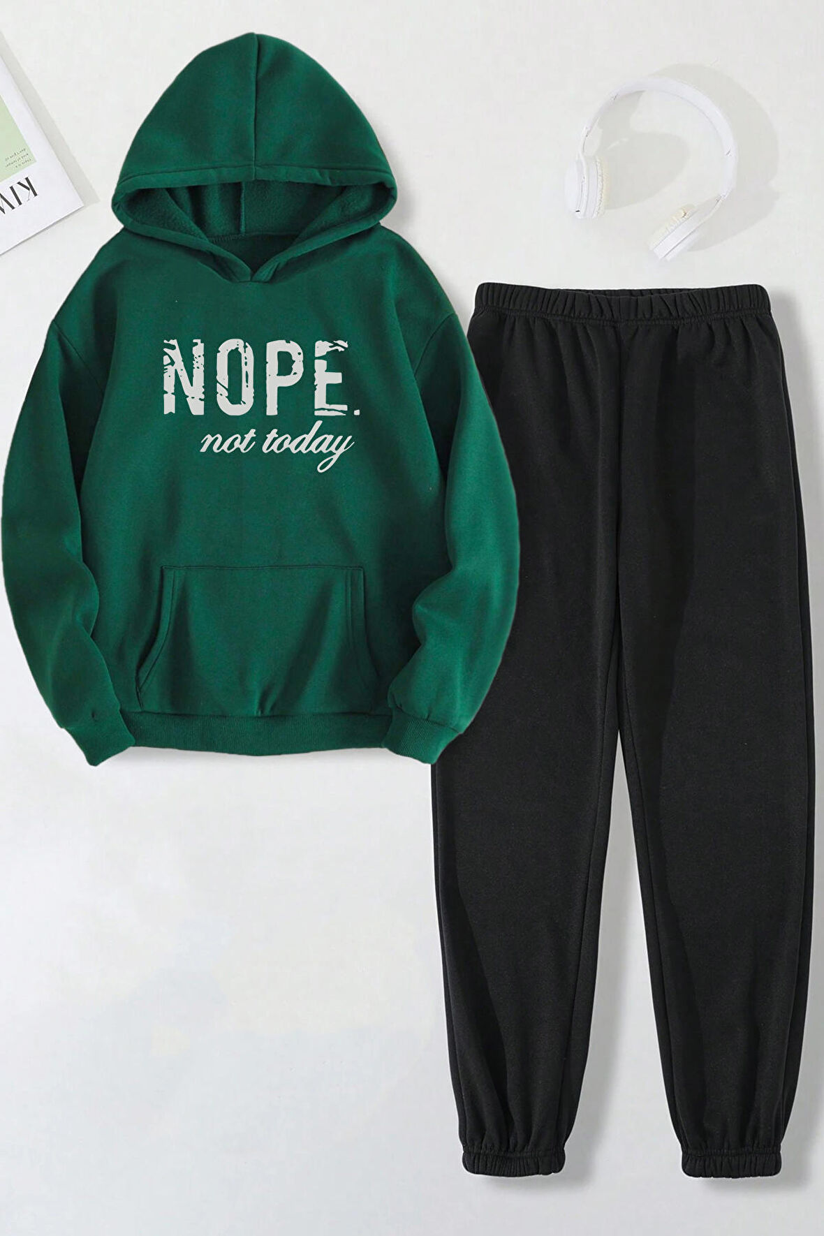 Uyguntarz Unisex Nope Baskılı Eşofman Takımı
