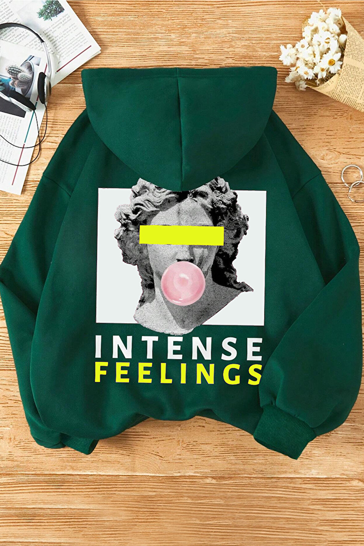 Uyguntarz Unisex Aesthetic Baskılı Sweatshirt