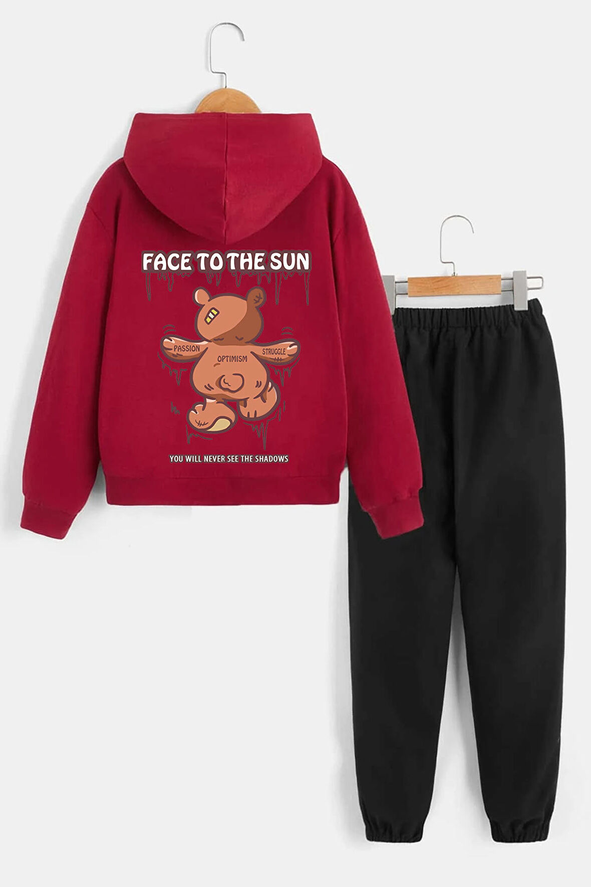 Uyguntarz Çocuk Face To The Sun Baskılı Eşofman Takımı