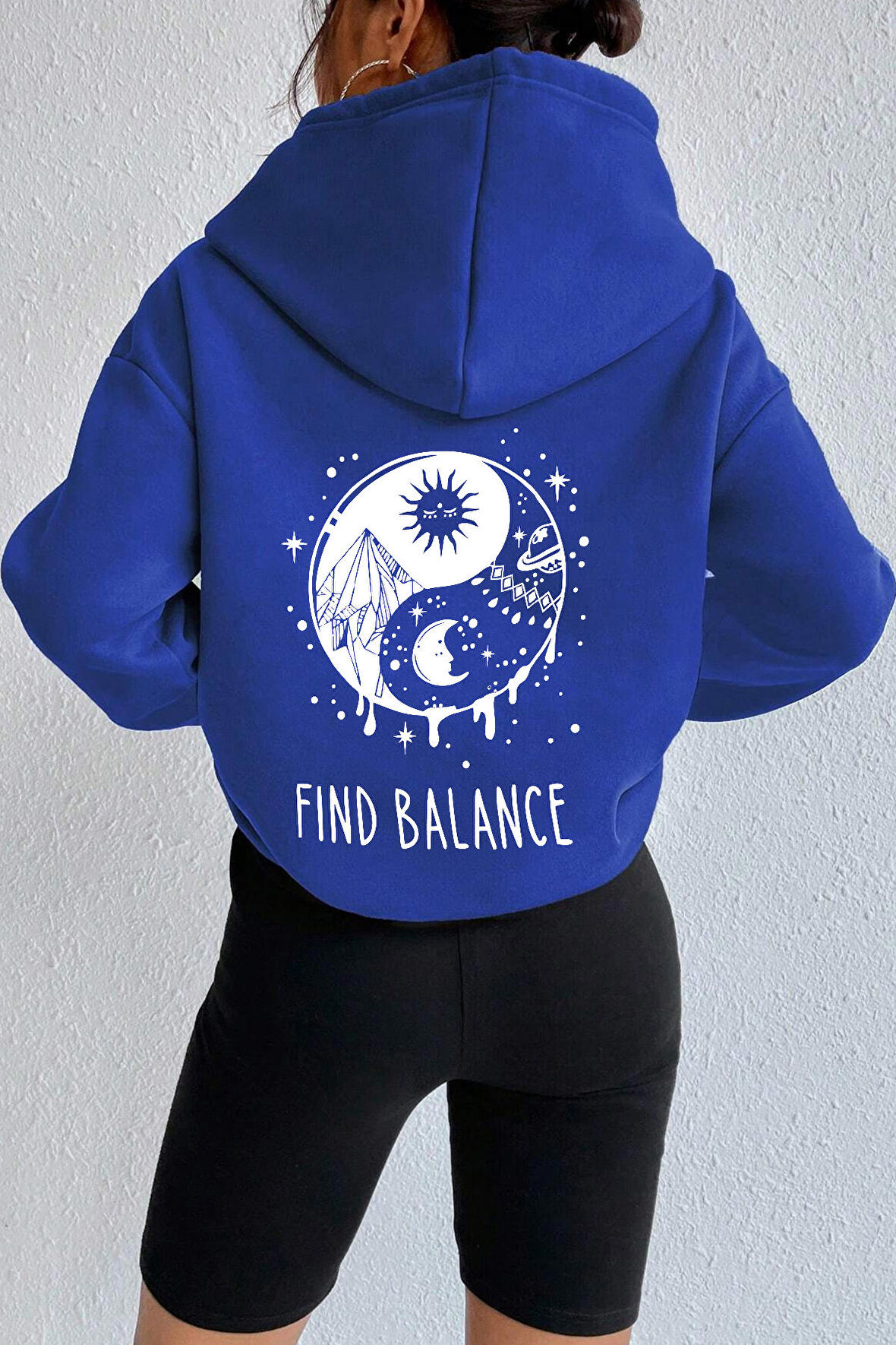 Fermuarlı Kapüşonlu Unisex Sweatshirt