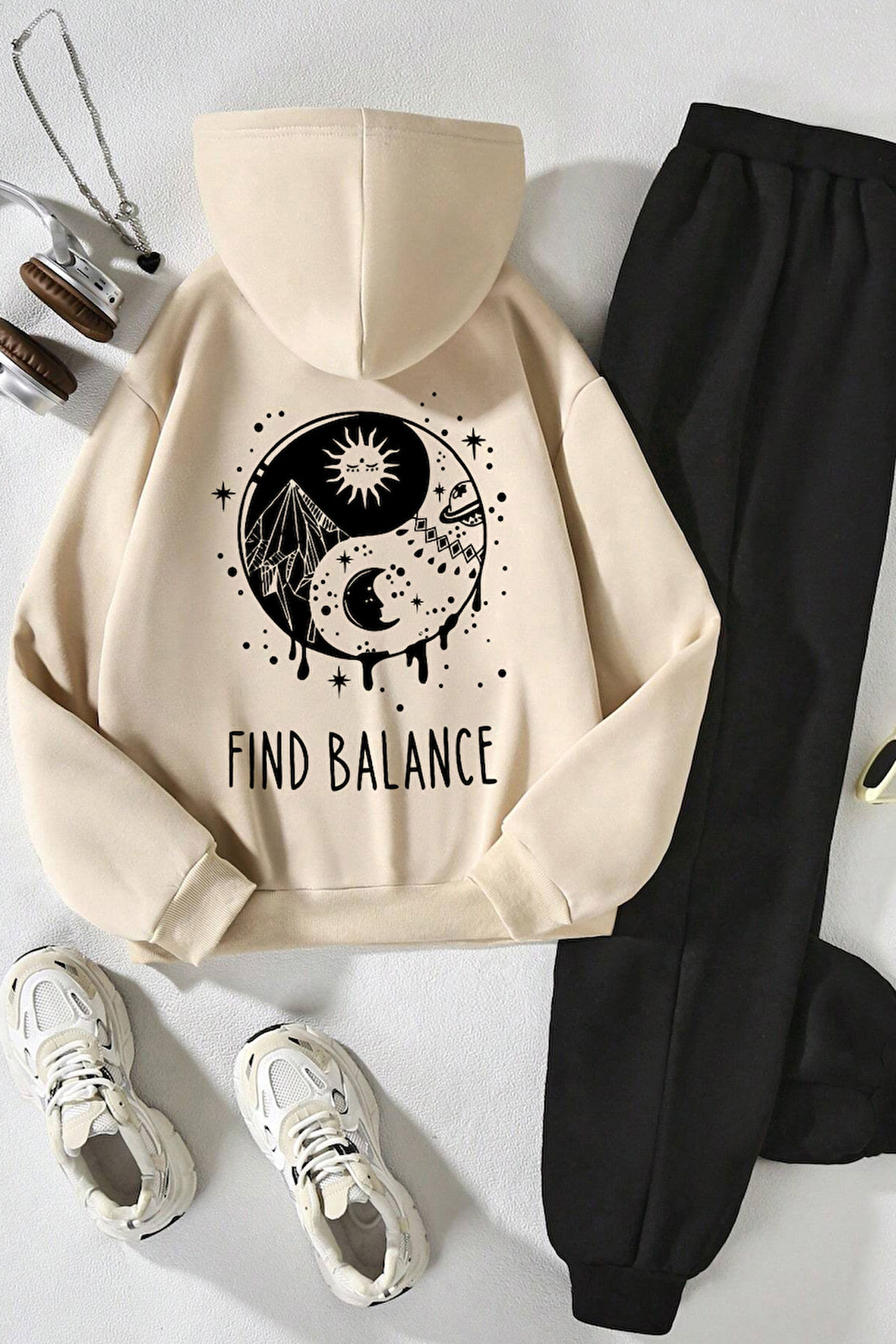 Uyguntarz Çocuk Yin & Yang Eşofman Takımı