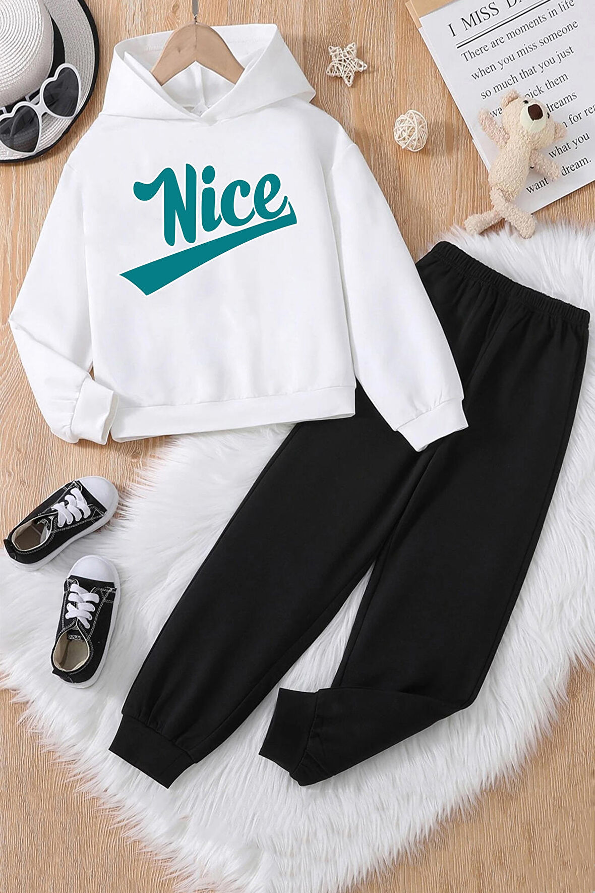 Uyguntarz Çocuk Nice Baskılı Eşofman Takımı